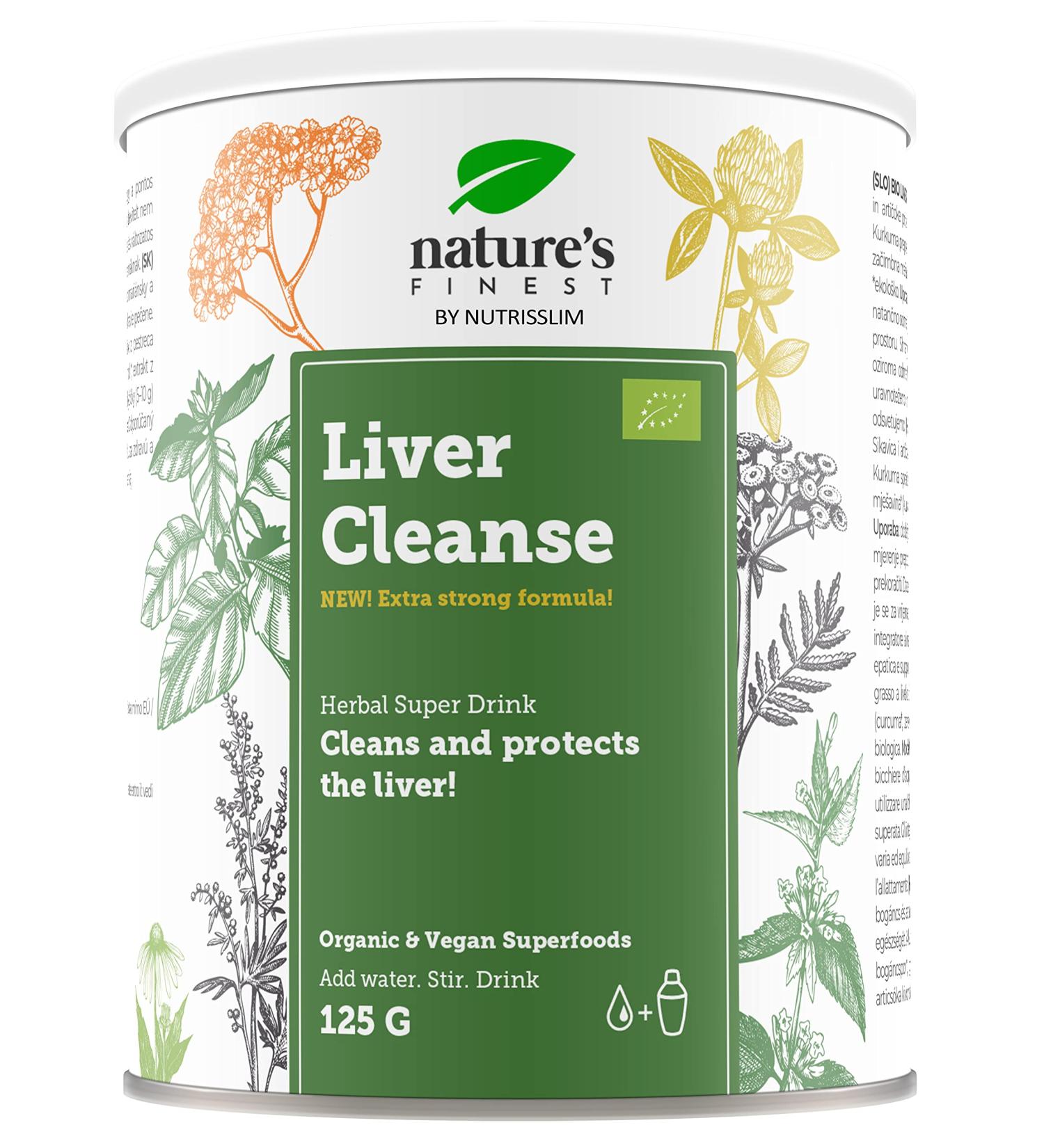 Nutrisslim Liver Cleanse Powder 125g - Natural Blend of 4 Superfoods for Liver Detox | Vegan Friendly - Buy Online on GoSupps.com