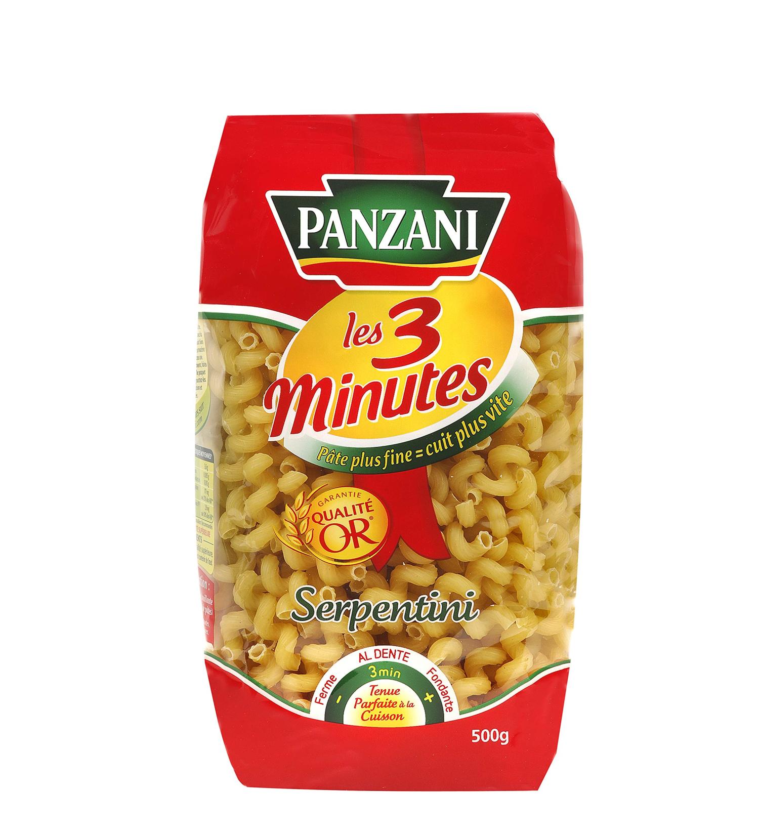 Panzani 3 Minute Pasta Serpentini 6 x 500g