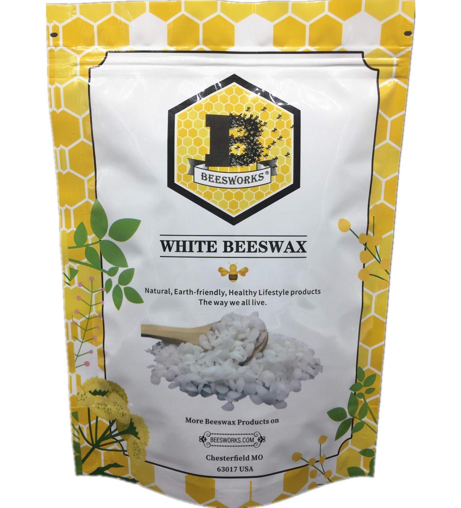 1-lb Pure White BEESWAX Pellets-100% Pure - Buy Online on GoSupps.com