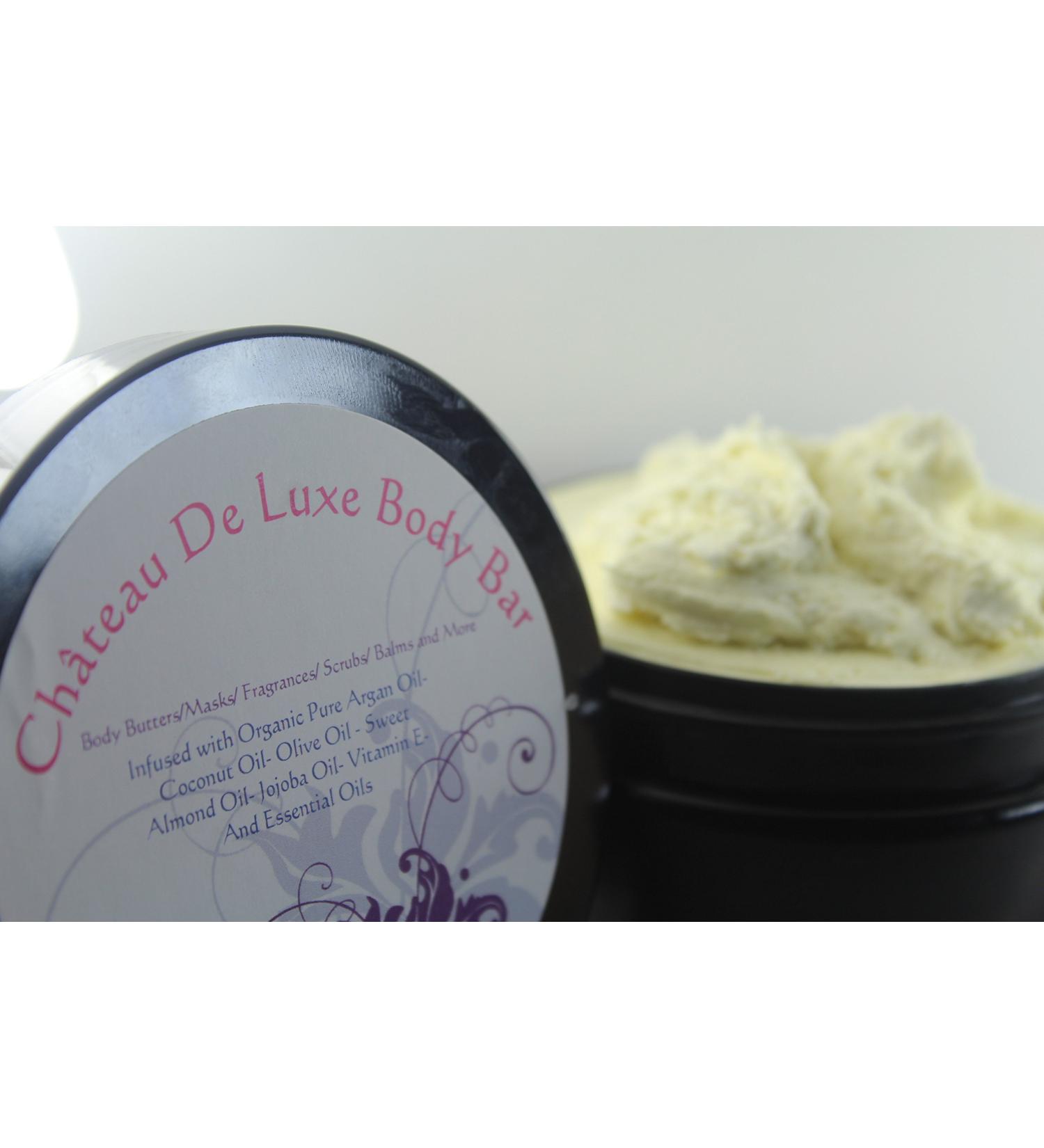 Whipped Body Butter 100% Organic Infused with Moroccan Coconut Olive Oil (French Vanilla 4oz)