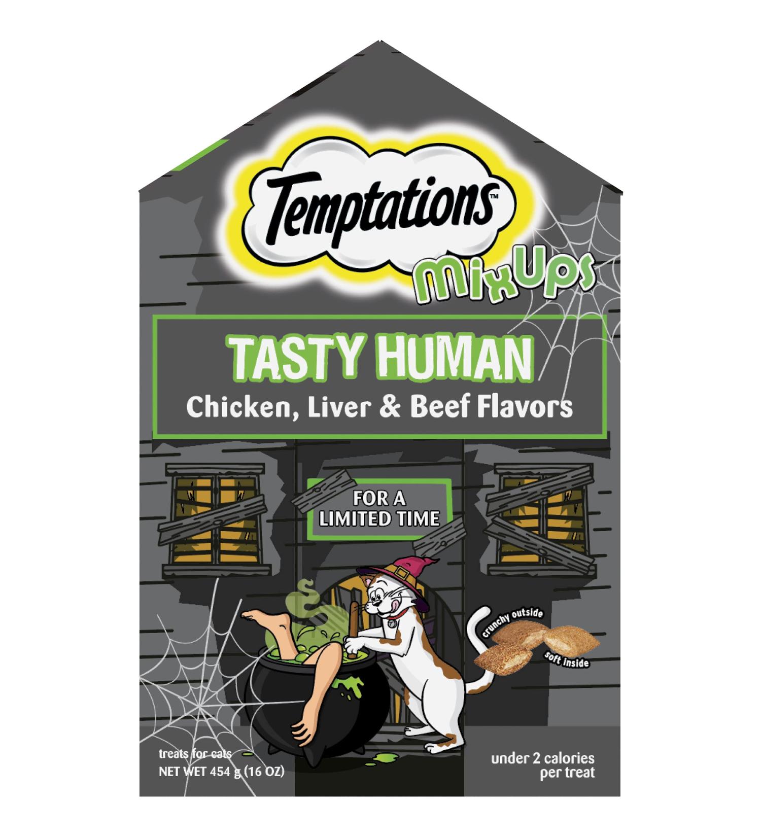 TEMPTATIONS Classic Cat Treats - 16 oz. Crunchy & Soft Variety in Resealable Pouch - Buy Online on GoSupps.com
