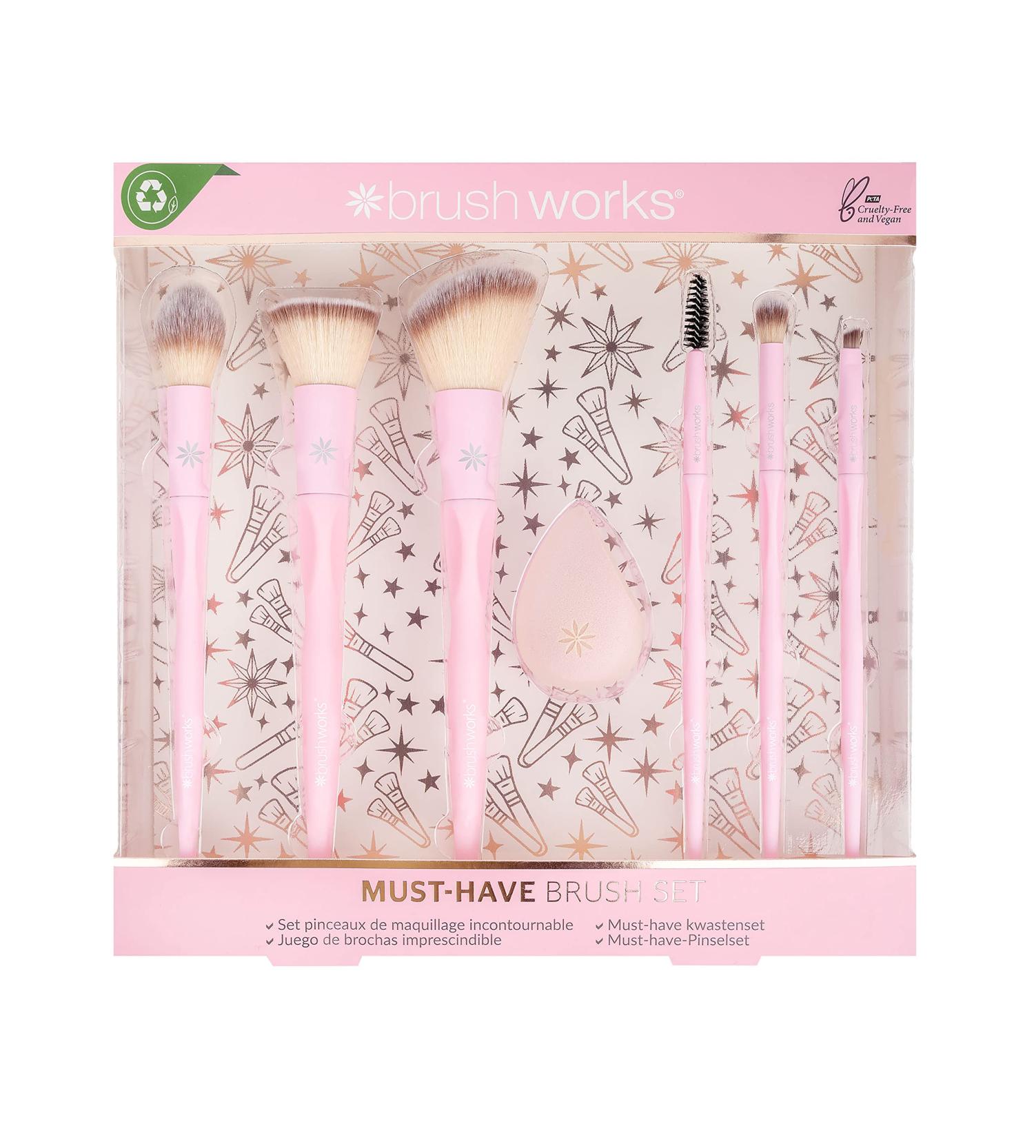 Shop Brushworks Must-Have Brush Set | Premium Quality Makeup Brushes for Flawless Application - International Shipping! - Buy Online on GoSupps.com