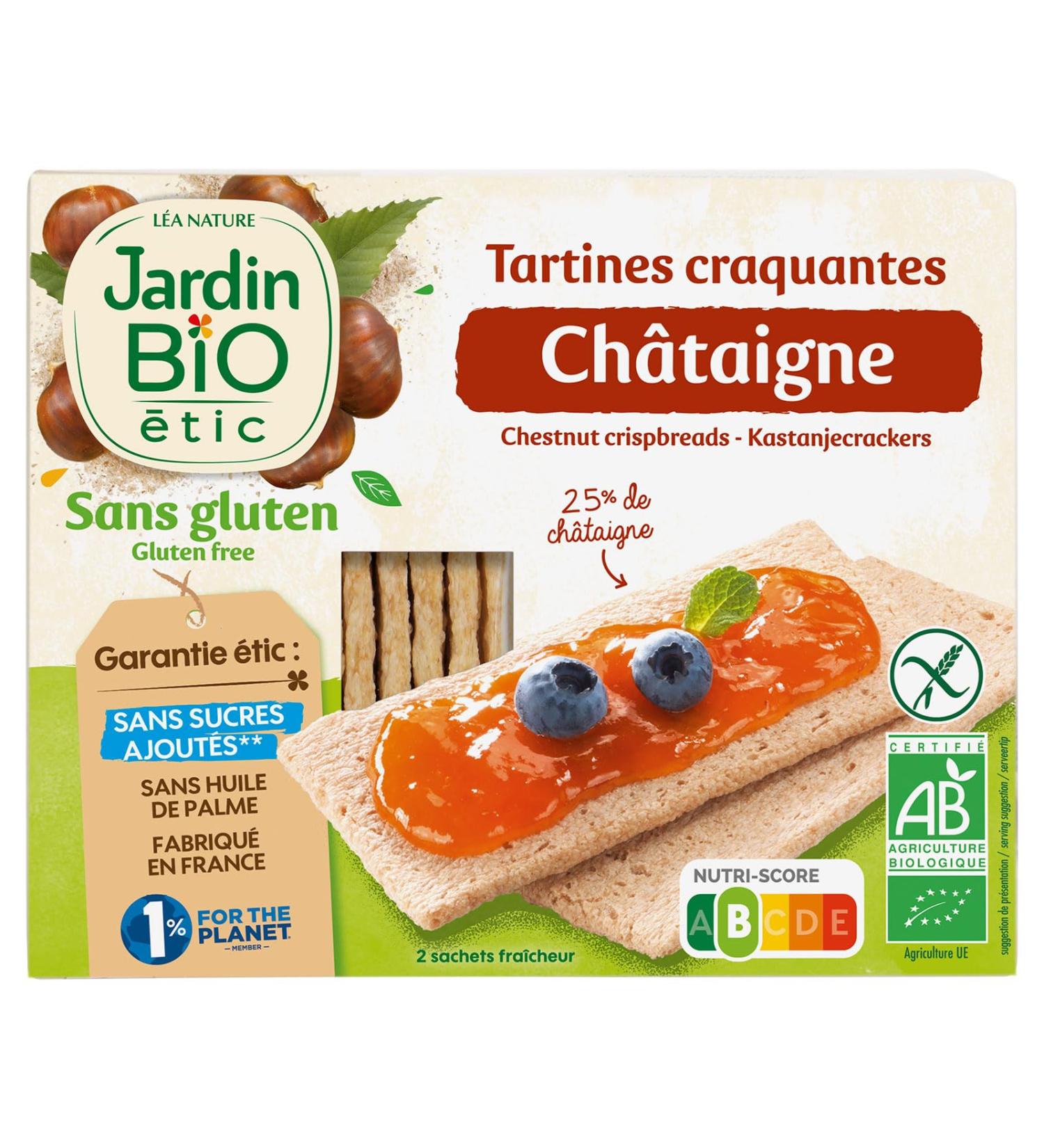 Jardin BiO tic - Gluten Free Chestnut Crunchy Toasts 150g
