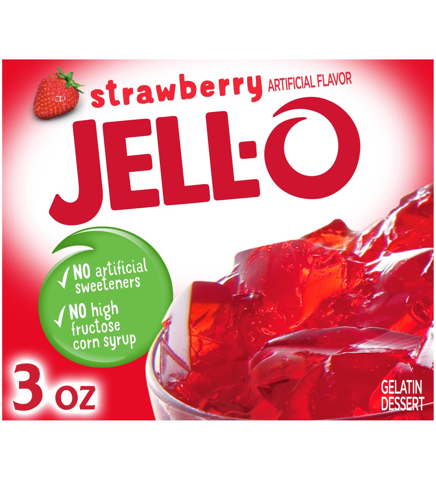 Buy Jell-O Gelatin Dessert Strawberry 85g | Delicious Easy to Make & Ships Internationally - Buy Online on GoSupps.com