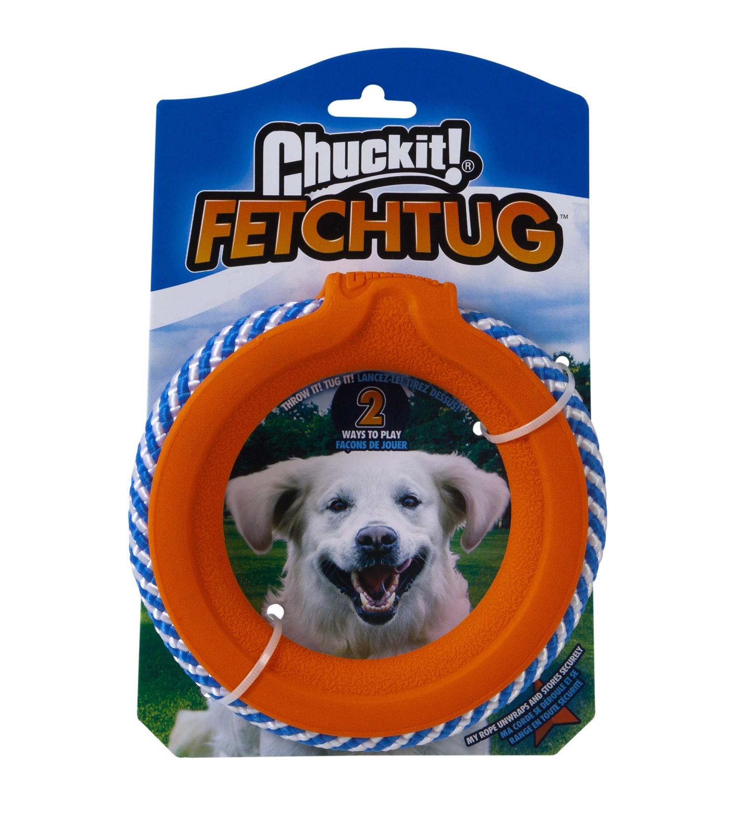 Buy Chuckit! FetchTug 2-in-1 Dog Toy Ring Perfect for Fetch & Tug Games | International Shipping Available - Buy Online on GoSupps.com