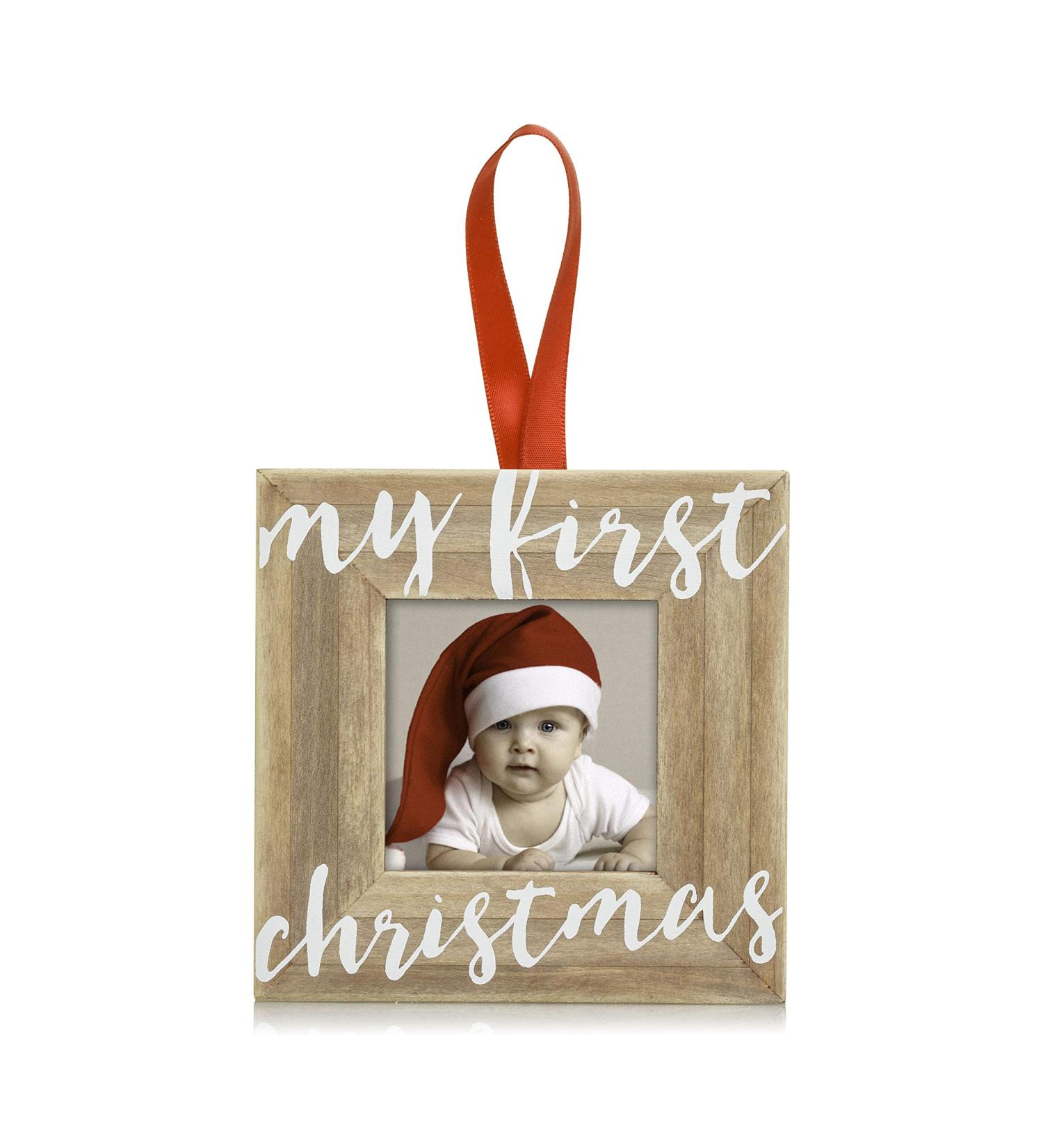 Baby's First Christmas Wooden Ornament - Personalized Keepsake for the Holidays - Buy Online on GoSupps.com