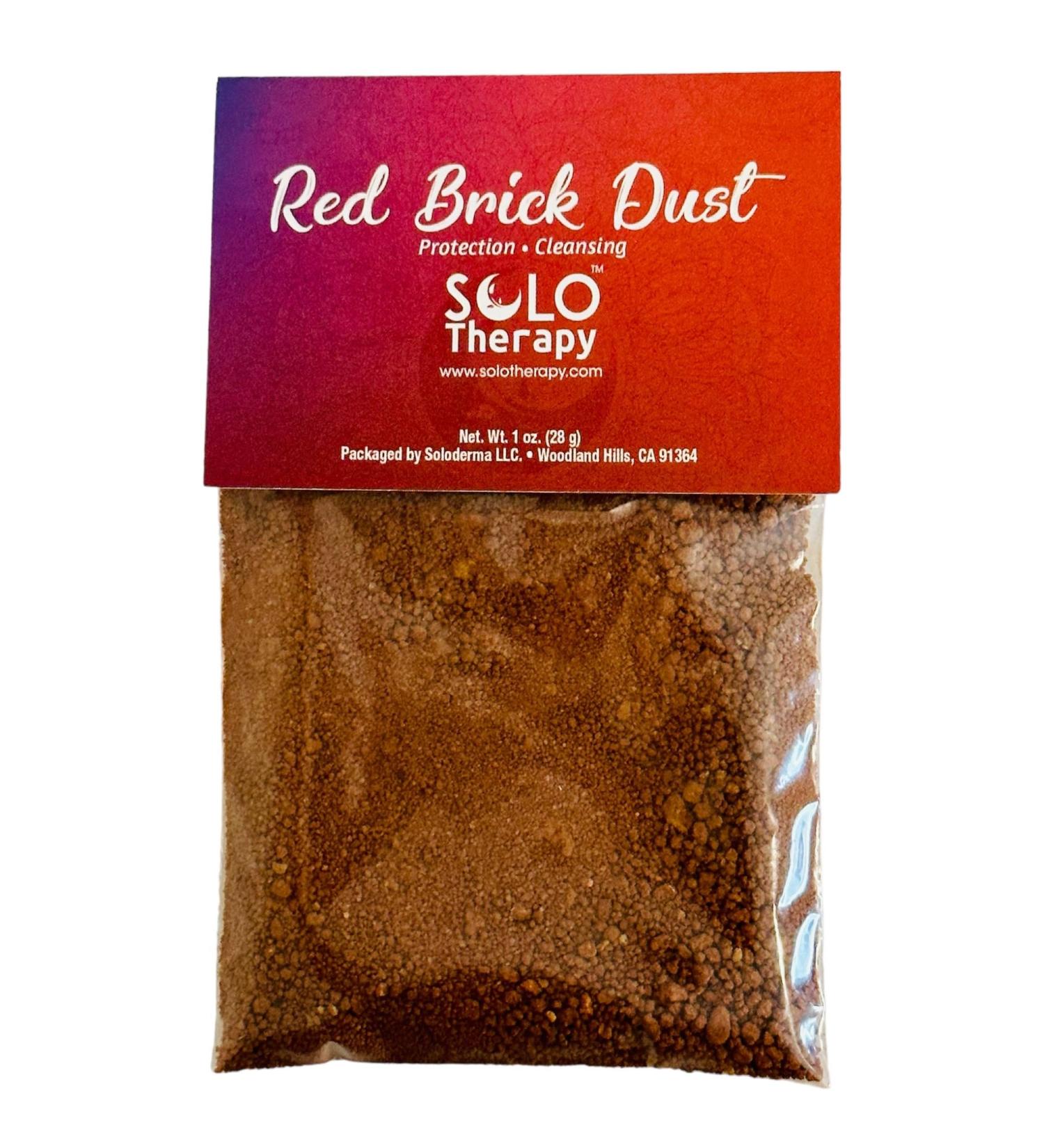 Solo Therapy Red Brick Dust 28 grams Red Brick for Protection Cleansing Keep Away your Home from Negative Energies