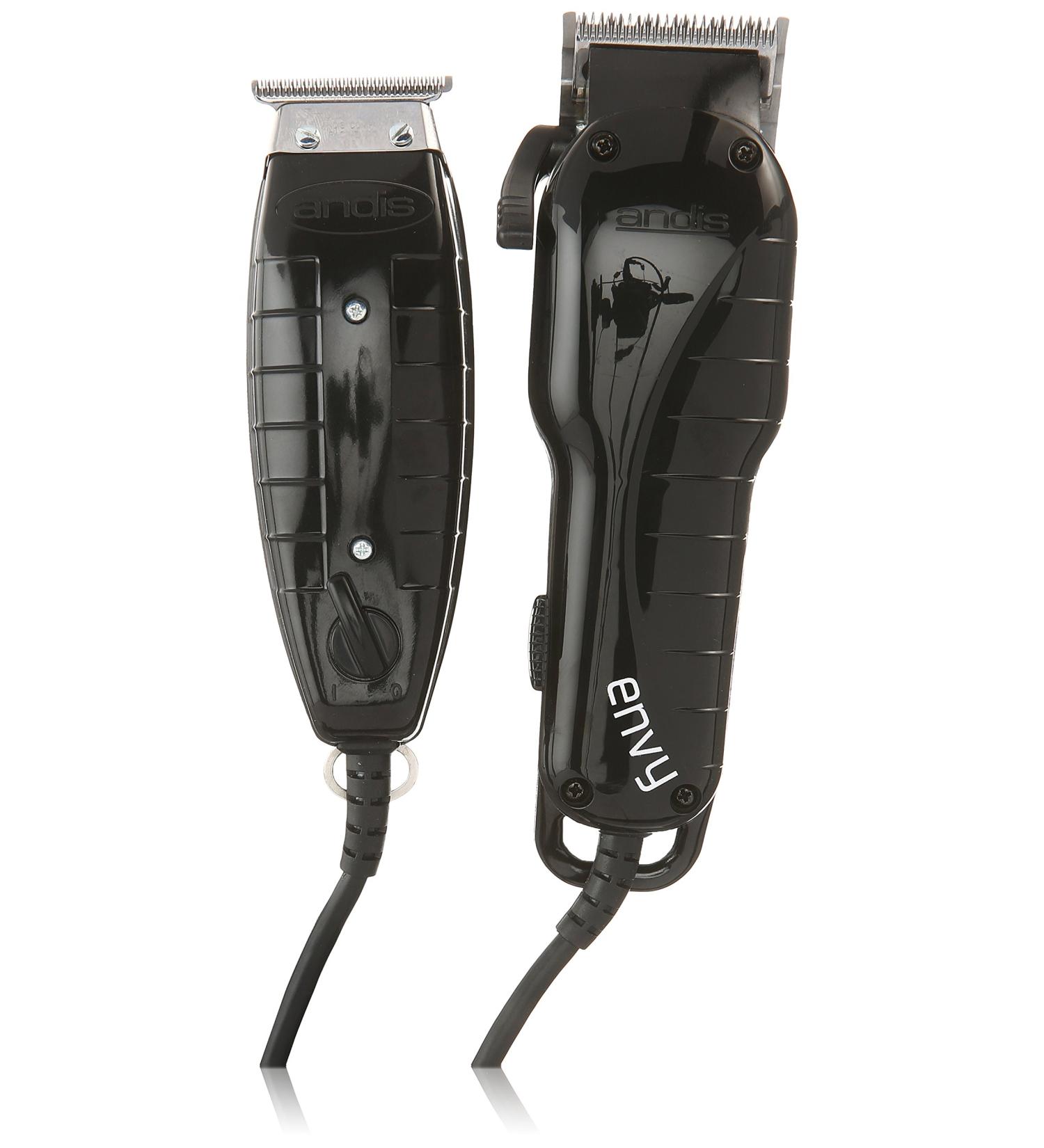 Andis Stylist Combo Envy Clipper & T-Outliner Trimmer Kit - Black Haircut Set 66280 | International Shipping Available - Buy Online on GoSupps.com