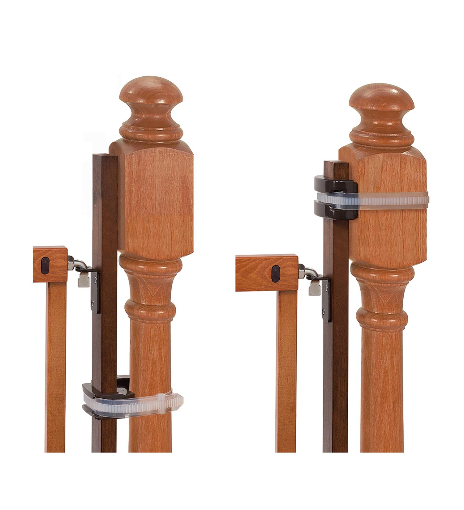 Banister to Banister Gate Mounting Kit - Fits Round or Square Banisters | Accommodates Most Hardware & Pressure Mount Baby Gates | Up to 37 Tall | Summer (Pack of 1) - Buy Online on GoSupps.com