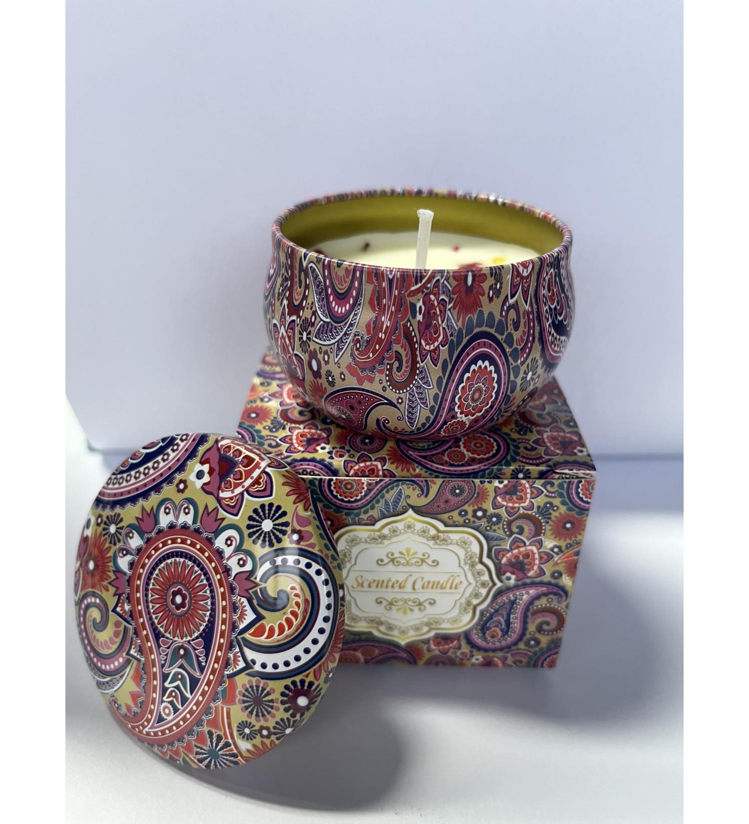 4.4oz Scented Candle for Men Valentine's Day Aromatherapy Soy Candles Masculine Scents Gift Box