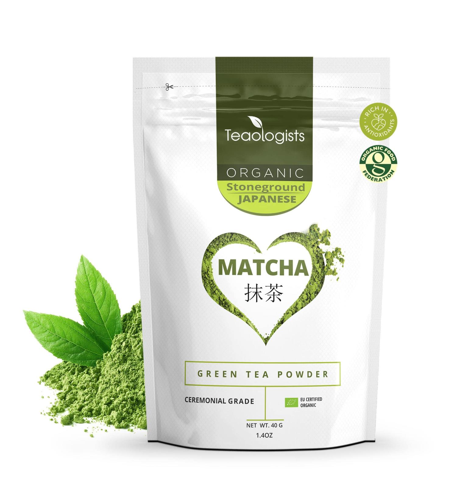 Ceremonial Grade Matcha Green Tea Powder (40g) Free from Added Sugars & Preservatives Harvested Organically in Uji Kyoto Improve Your Focus & Energy Elevate Your Well-Being - Buy Online on GoSupps.com