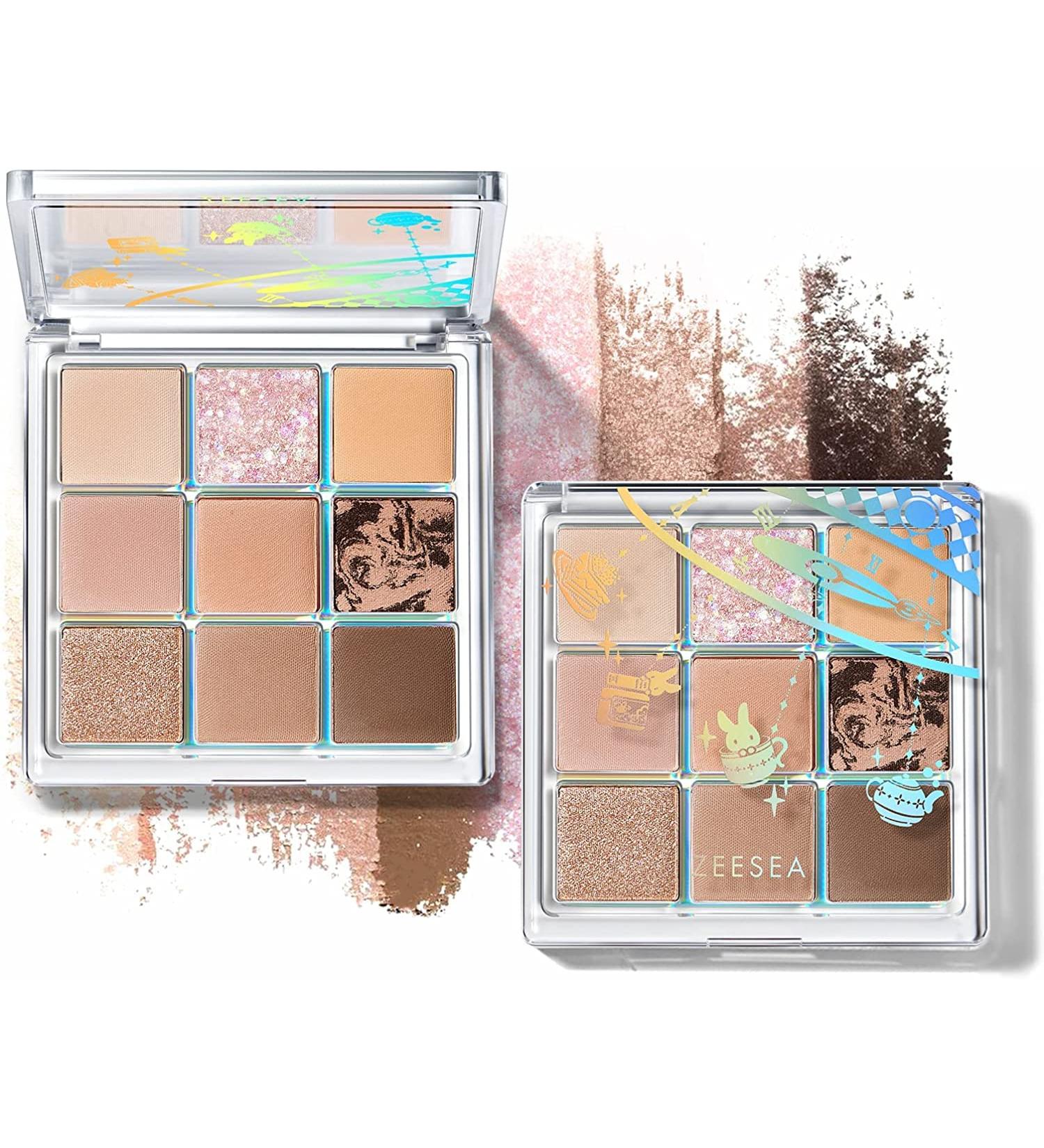 Zeesea Stunning Crystal Eyeshadow Palette - 9 Shades, Long Lasting, Waterproof & Sweatproof (J16) - Buy Online on GoSupps.com