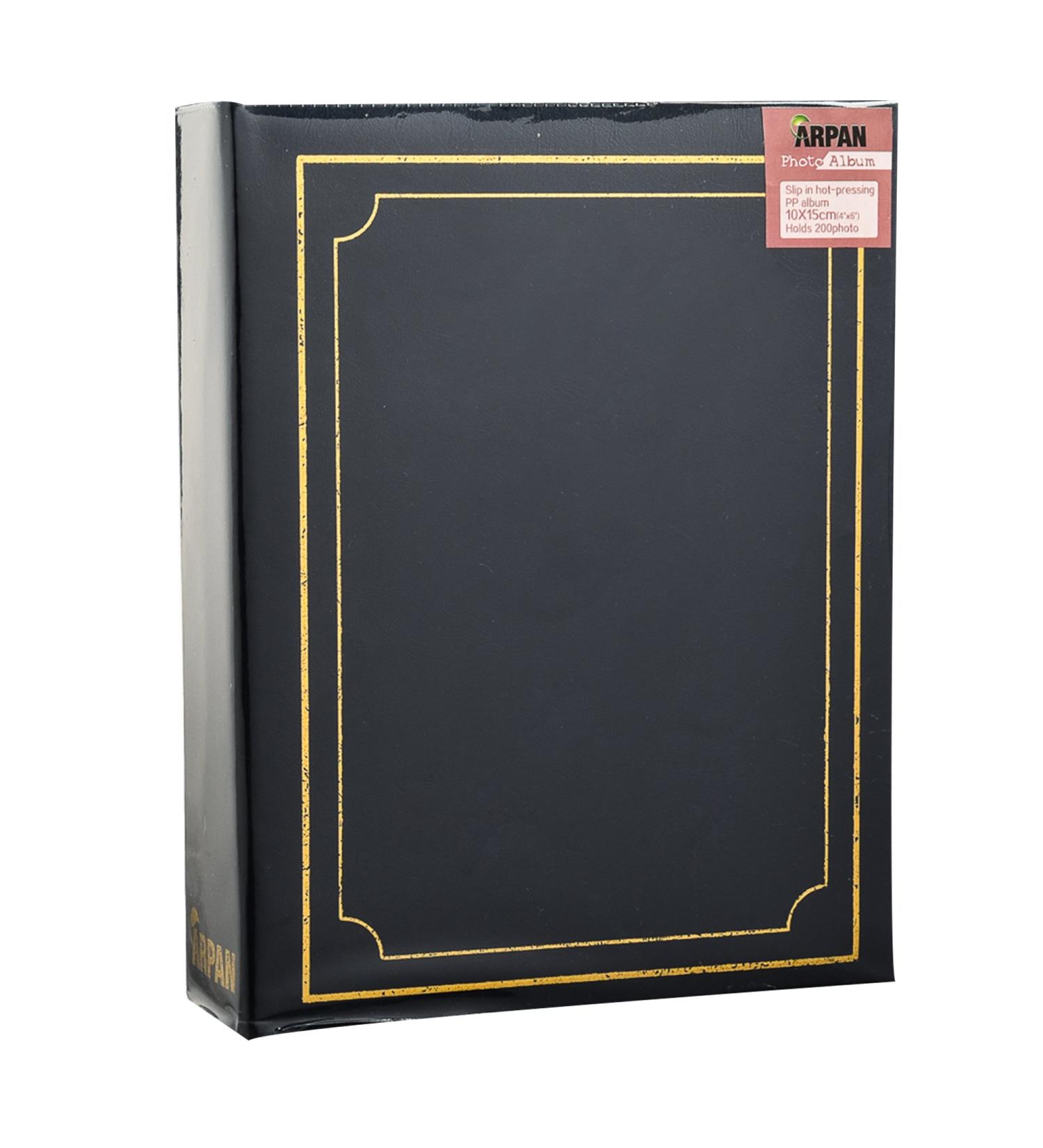 Arpan 6x4 Plain Photo Album | 200 Pockets | Blue | 18.3 x 4.5 x 22.9 cm | High-Quality Photo Organizer - Buy Online on GoSupps.com
