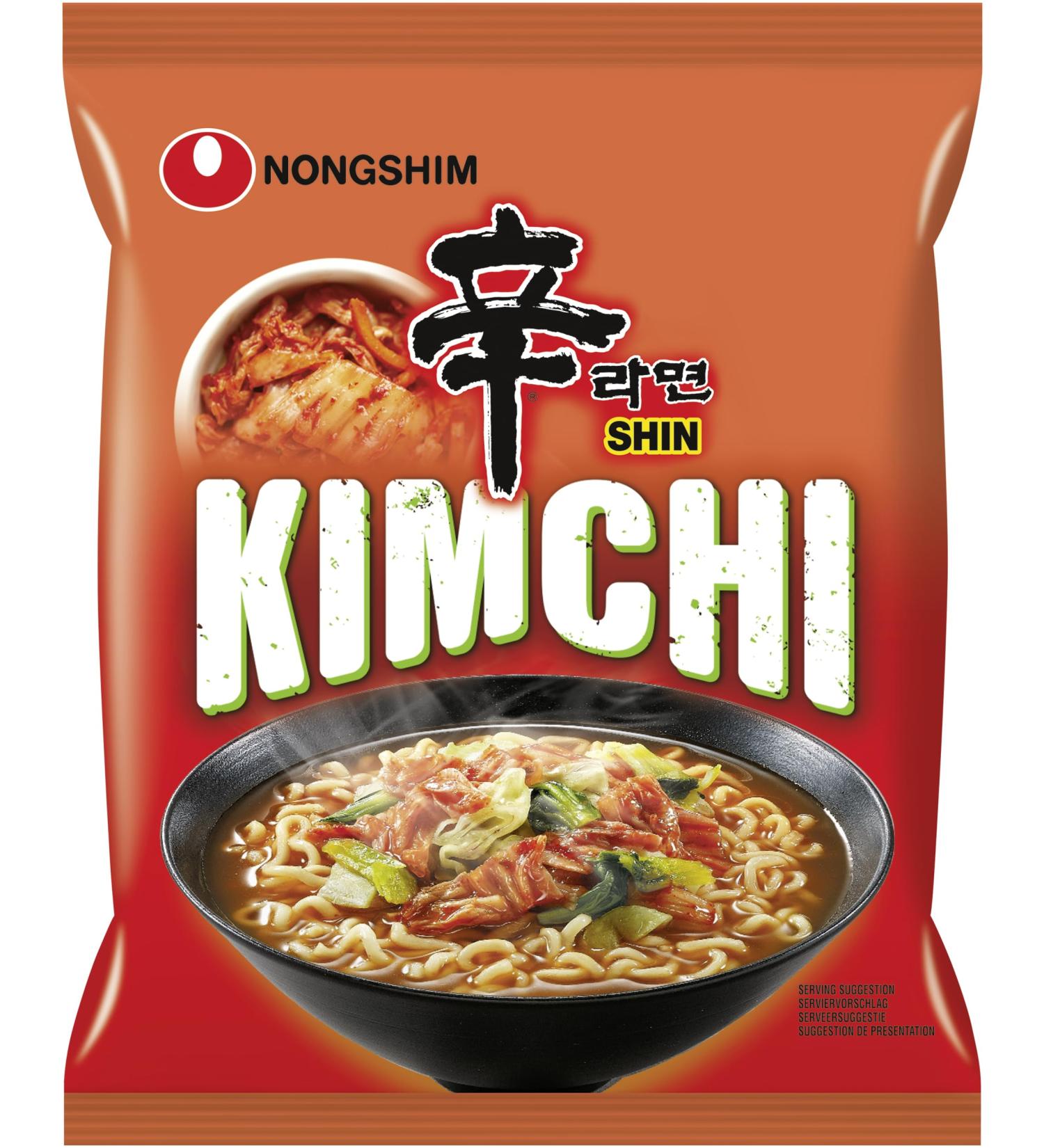  Nongshim Nong Shim Kimchi Ramyun Instant Noodles for Korean Ramen 120g (Pack of 6) - Buy Online on GoSupps.com