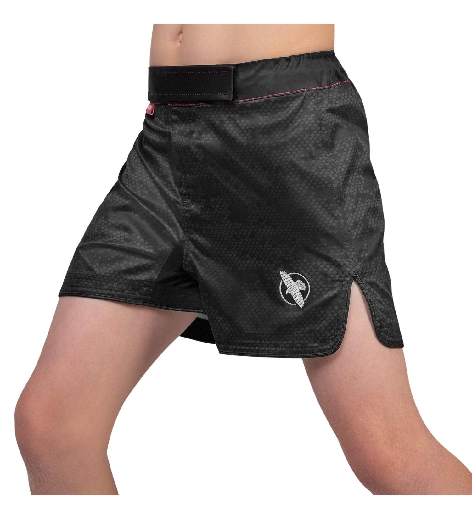Hayabusa Hexagon Kids MMA Shorts - Medium | High-Quality MMA Gear for Children - Buy Online on GoSupps.com