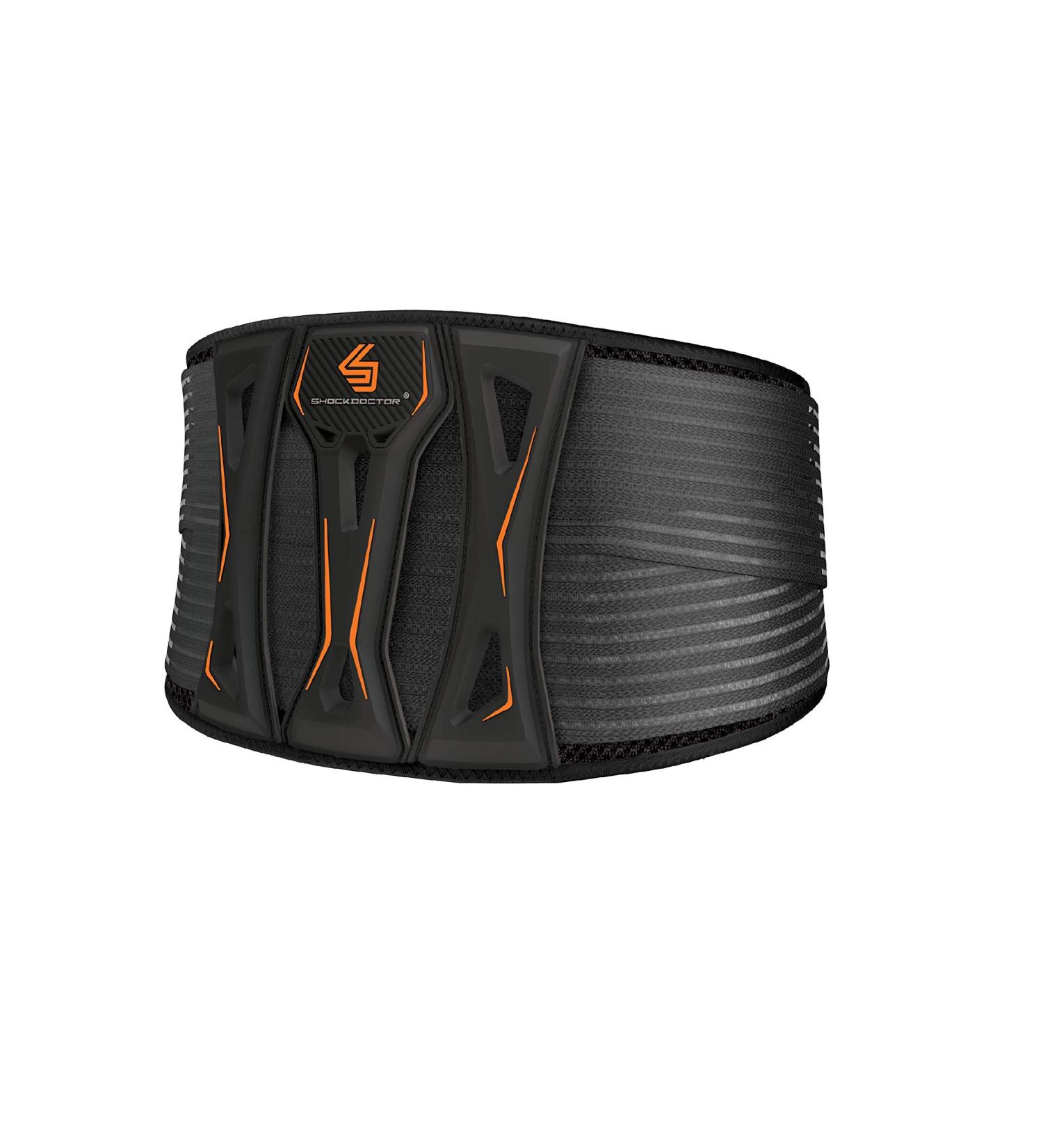 Shock Doctor Adult Ultra Black Back Support | Small-Medium | Enhanced Comfort & Support for Optimal Performance - Buy Online on GoSupps.com