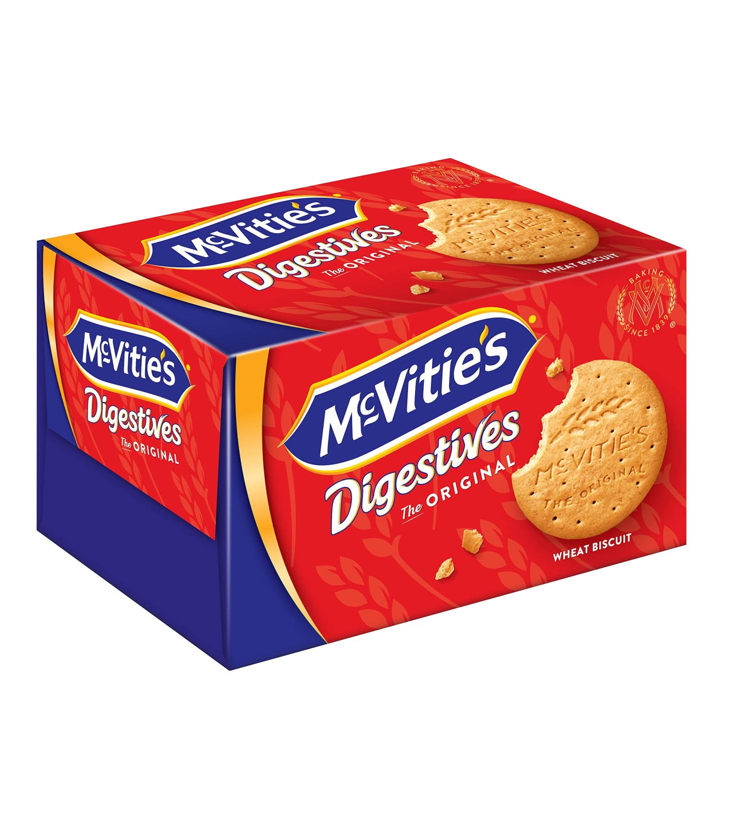 Buy McVitie's Digestives 12 x 250g | Authentic Crispy British Cookies - Incomparably Delicious Biscuits - Traditional Recipe - Buy Online on GoSupps.com