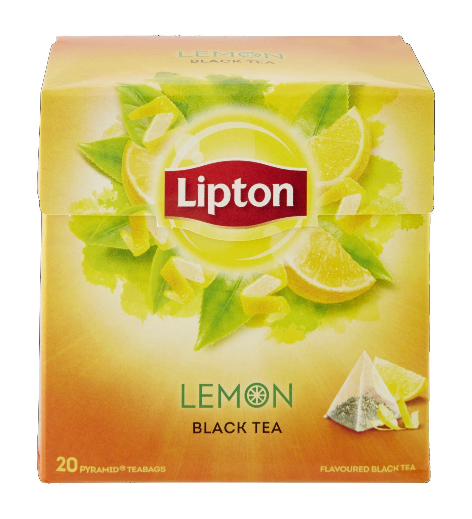 Lipton Tea Bags | Lemon | 34gr/1.2oz - 20 Bags - Buy Online on GoSupps.com