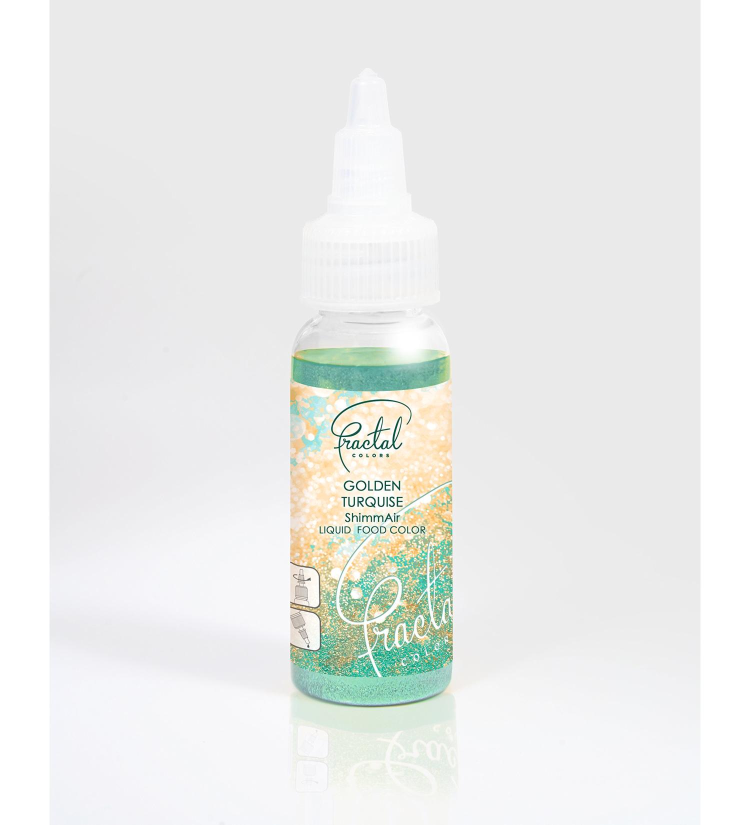 ShimmAir Shine Liquid Colours - Golden Turquoise