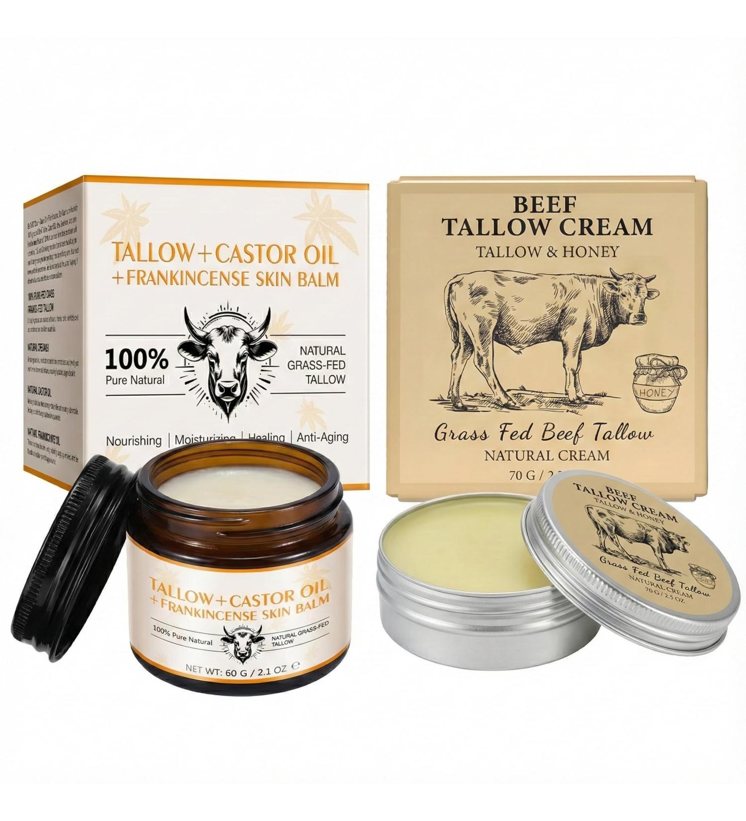 LHUDILS Tallow Bee Cream Bienengiftsalbe 130g Face Care AntiAging Wrinkle Reduction Muscle Pain Relief MindBody Improvement Bienengiftsalbe Moisturizing Skin Rejuvenation Tallow Creme - Buy Online on GoSupps.com