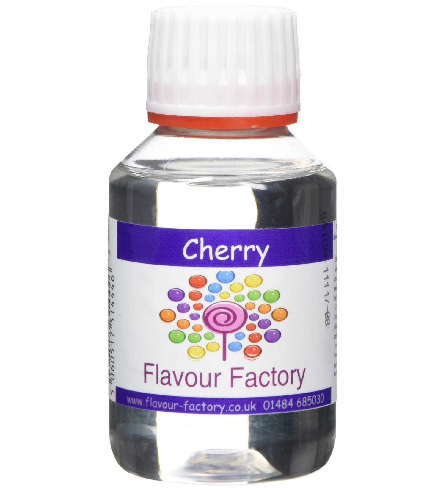 Flavour Factory Cherry Intense Food Flavouring 100ml - Enhance Your Dishes with Rich Cherry Flavor - Buy Online on GoSupps.com