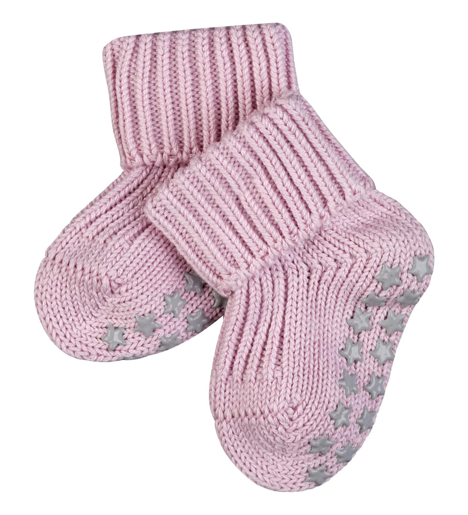 FALKE Unisex Baby Catspads Cotton Slipper Socks - Soft, Thick & Warm with Silicone Nubs for Grip - Pink (Thulit 8663) - Buy Online on GoSupps.com