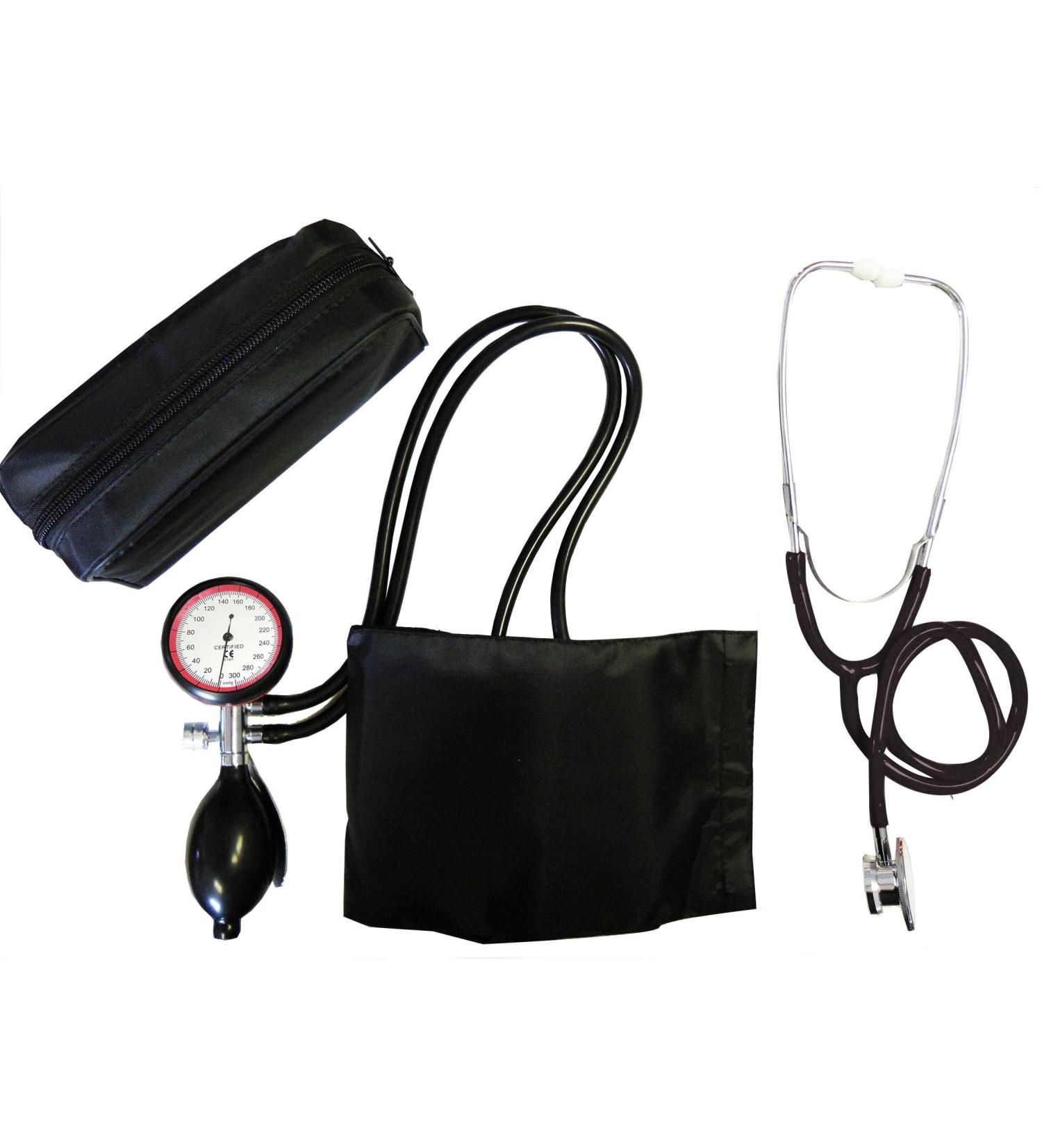 Buy TIGA-MED Blood Pressure Meter with Double Head Stethoscope - Upper Arm 2-Hose Set - International Shipping Available - Buy Online on GoSupps.com