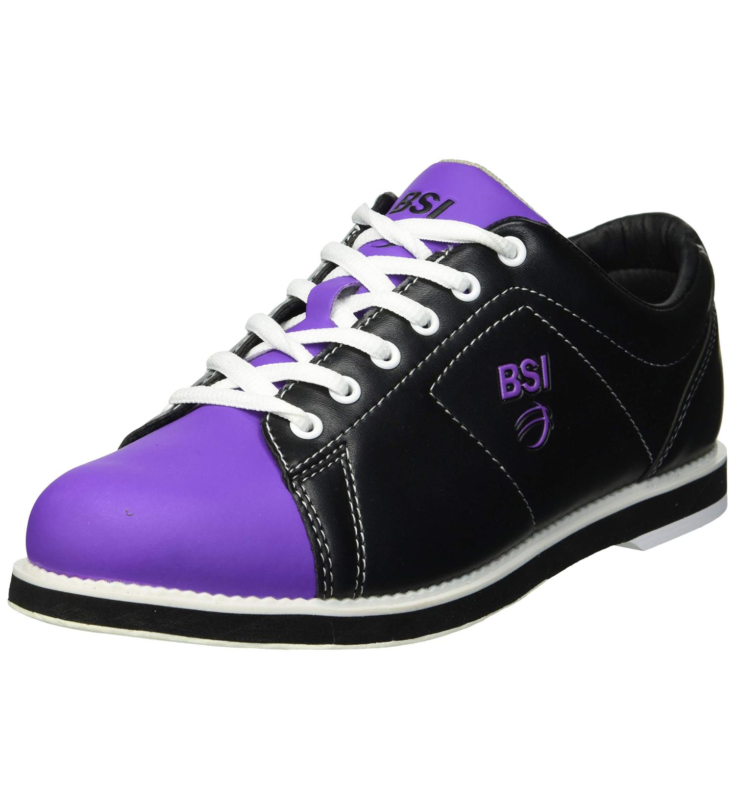 BSI Women's Classic Bowling Shoe 7 Black/Purple - Stylish Comfort for Bowling Enthusiasts - Buy Online on GoSupps.com