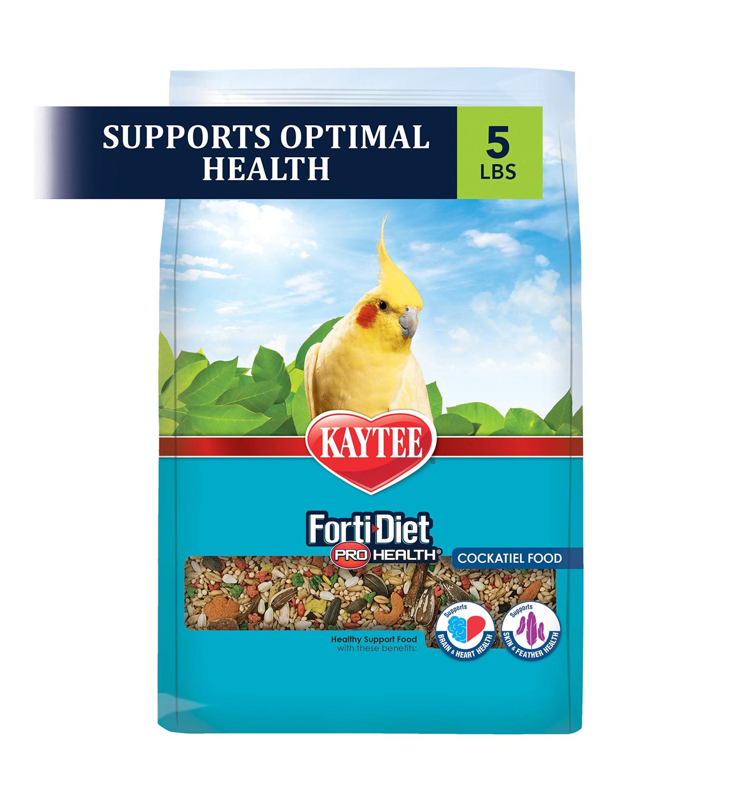 Kaytee Forti-Diet Pro Health Cockatiel Food - Nutritious Support Diet - Buy Online on GoSupps.com