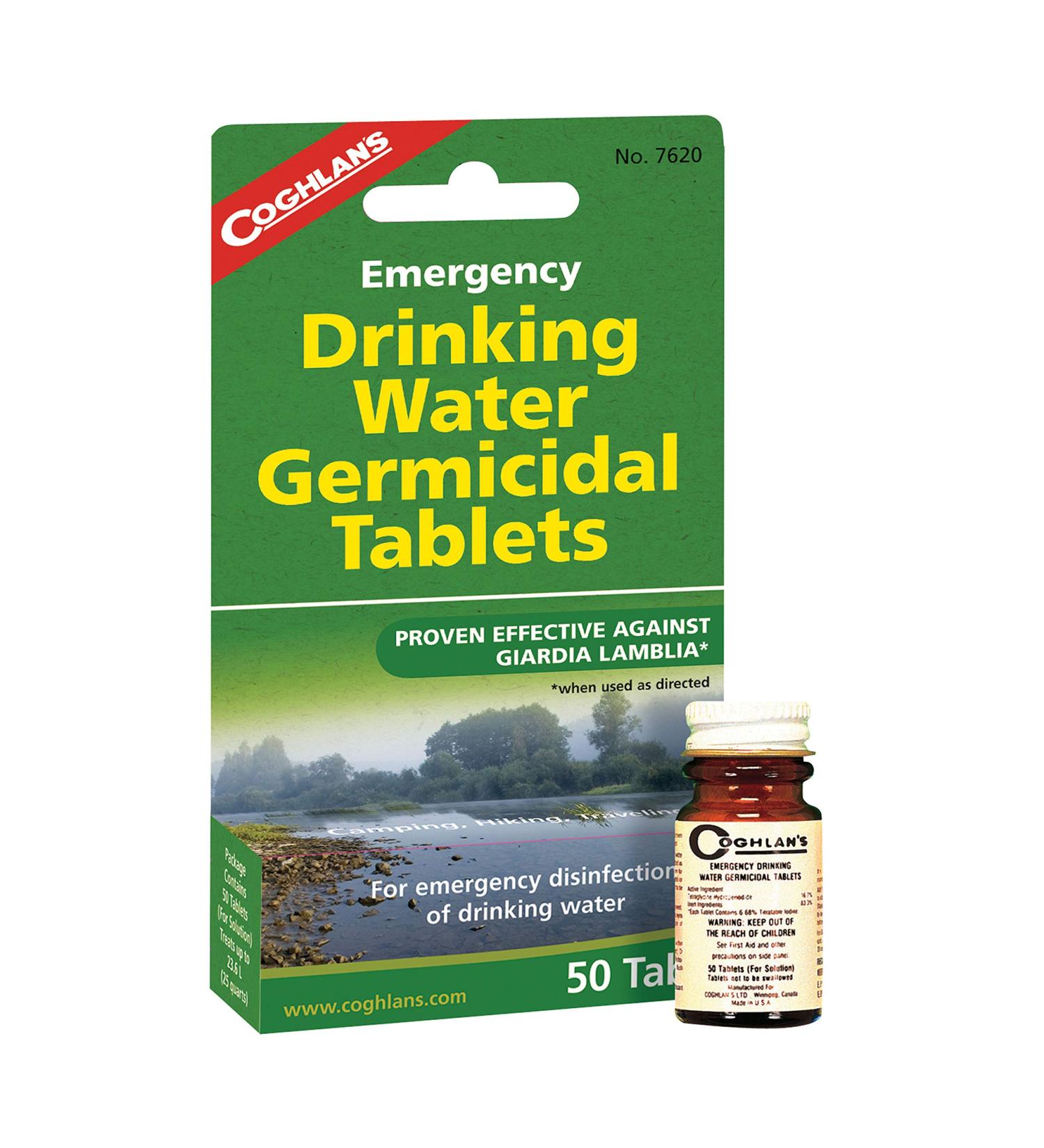 Coghlan's Drinking Water Tablets Germicidal Tablets