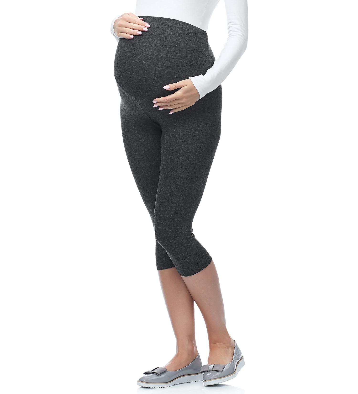 Be Mammy Maternity 3/4 Leggings - Dark Melange | XXL Size - Buy Online on GoSupps.com