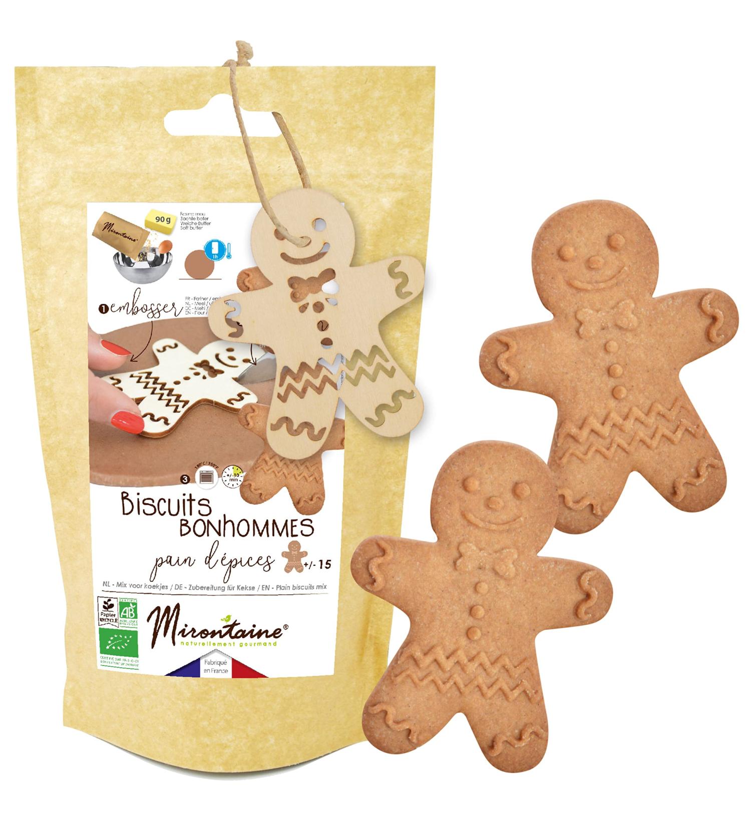 Preparation + Wooden Embosser for Gingerbread Cookies - Buy Online on GoSupps.com