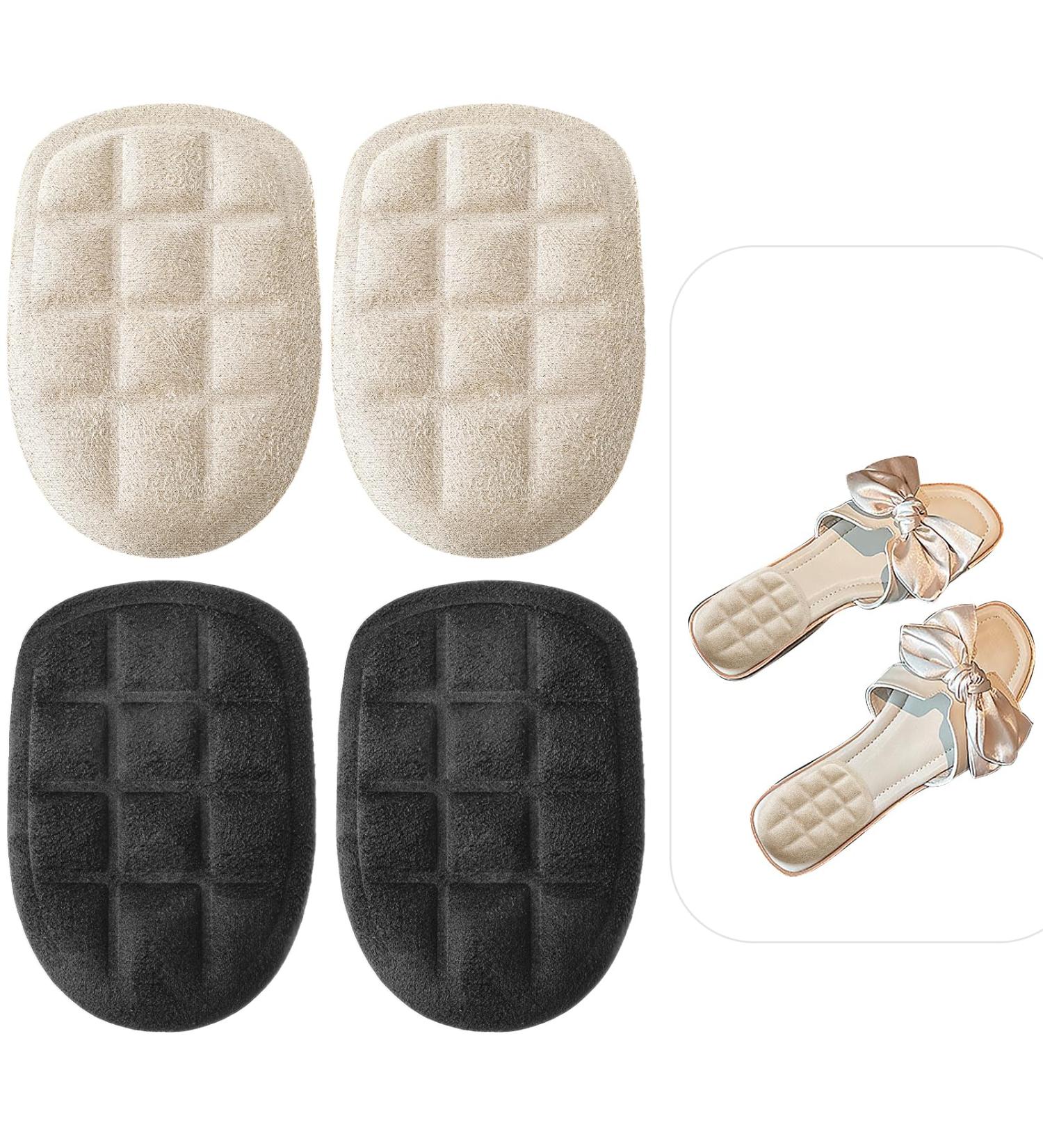 2 Pairs Heel Cushions for Pain Relief | Shock Absorption Inserts for Men & Women | Heel Spurs & Comfort Gel Pads - Buy Online on GoSupps.com