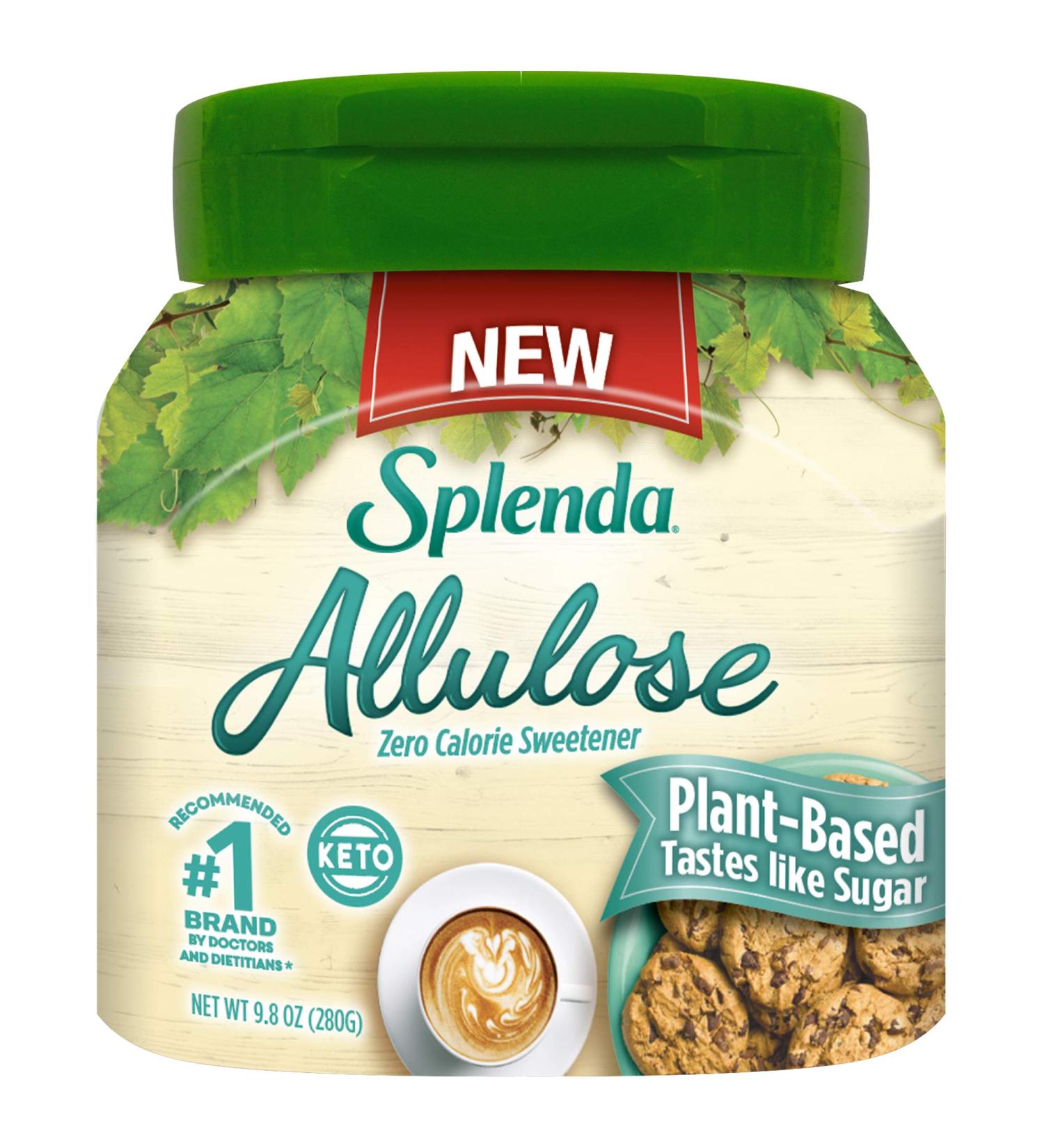 SPLENDA ALLULOSE Plant-Based Zero Calorie Sweetener 9.8 Ounce Jar for Baking & Beverages - Buy Online on GoSupps.com