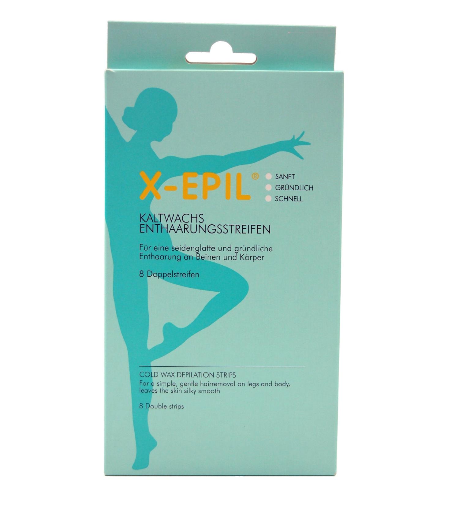 X-EPIL X-EPIL cold wax hair removal strips wide