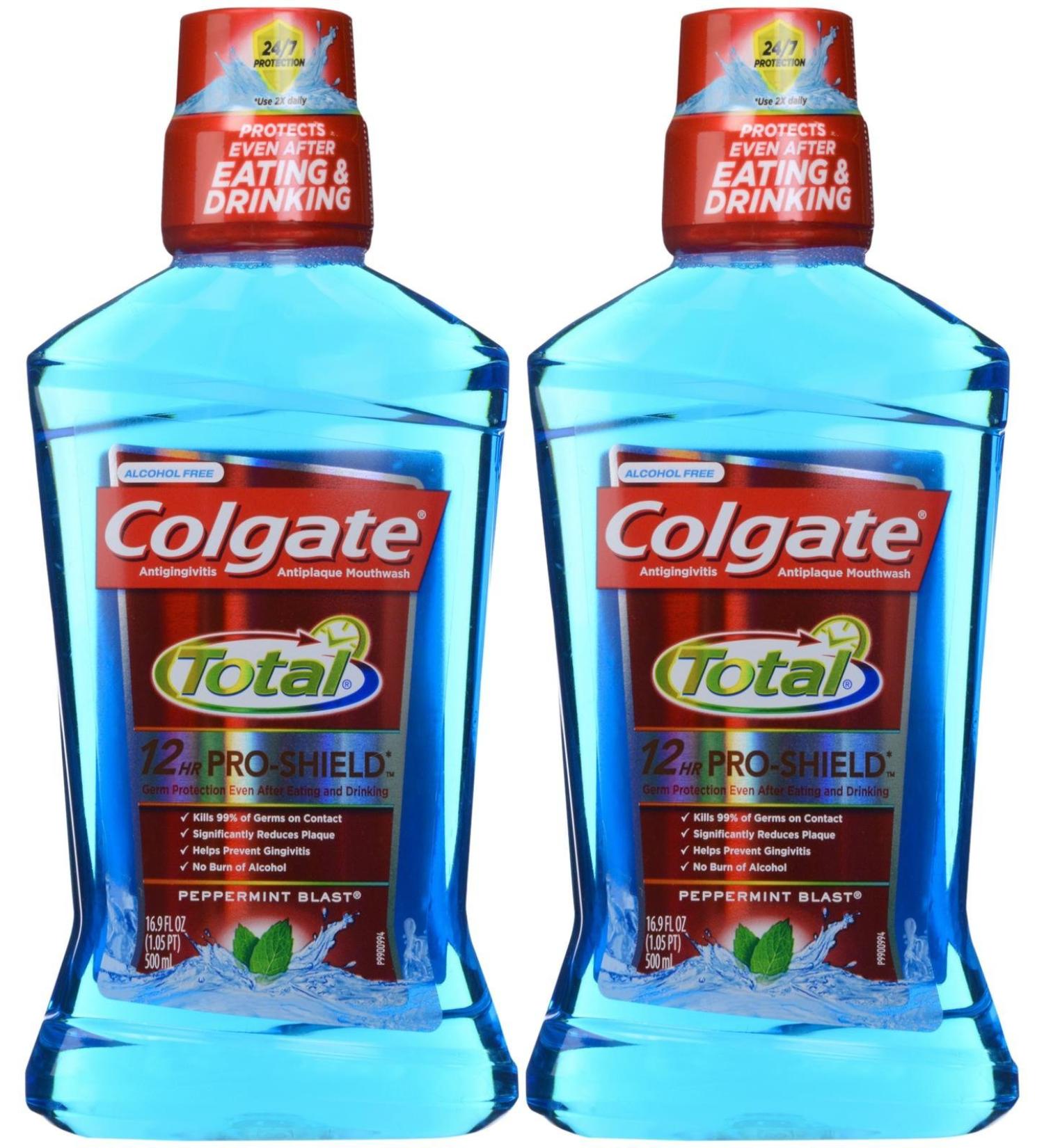 Colgate Total Advanced Pro-Shield Mouthwash Peppermint Blast - 16.9 oz - 2 pk