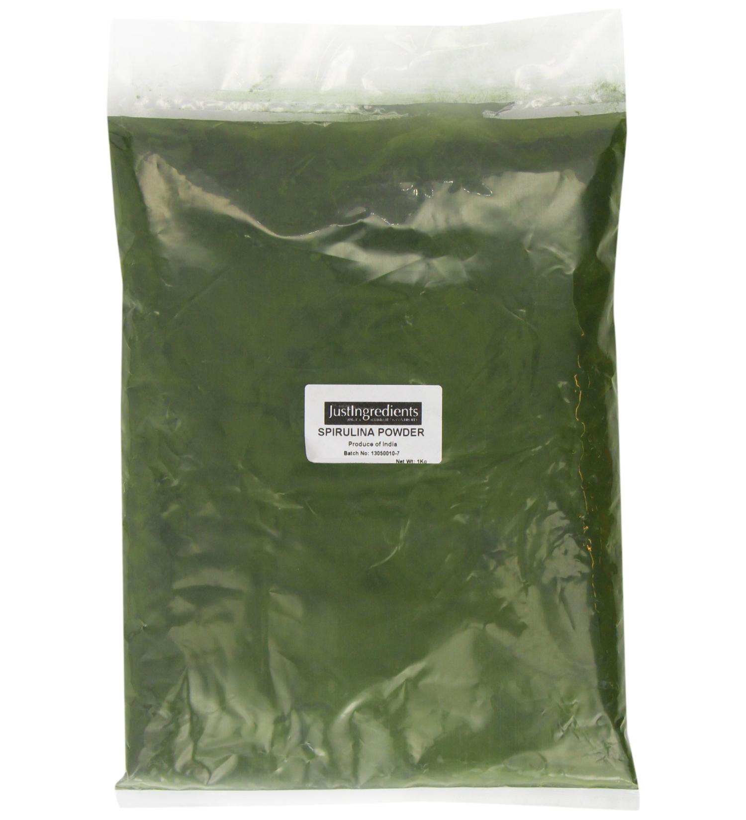 JustIngredients Essential Spirulina Powder 1kg - Buy Online on GoSupps.com