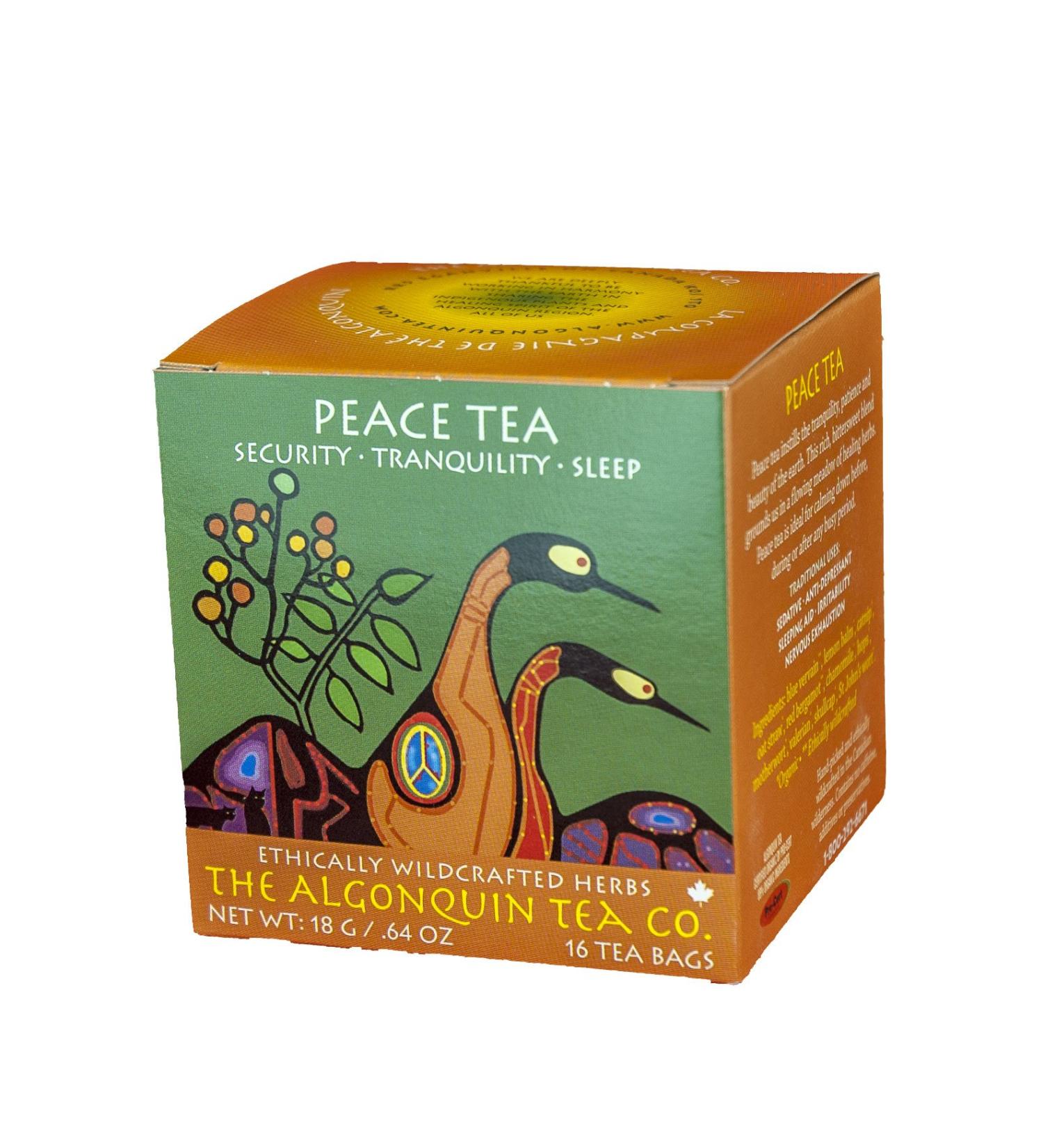 Algonquin Tea Peace Tea Organic 16 Tea Bags 18g - Buy Online on GoSupps.com
