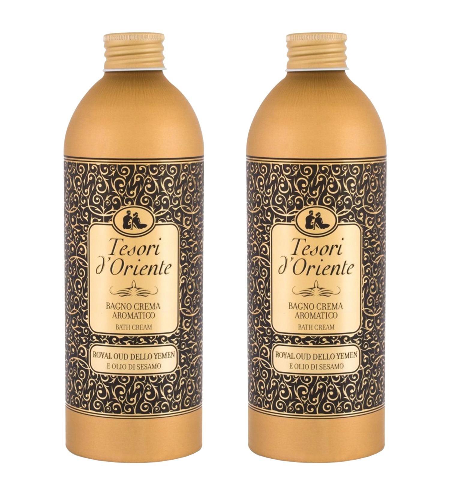 Tesori d'Oriente Royal Oud Yemen Bubble Bath 500 ml x2 - Buy Online on GoSupps.com