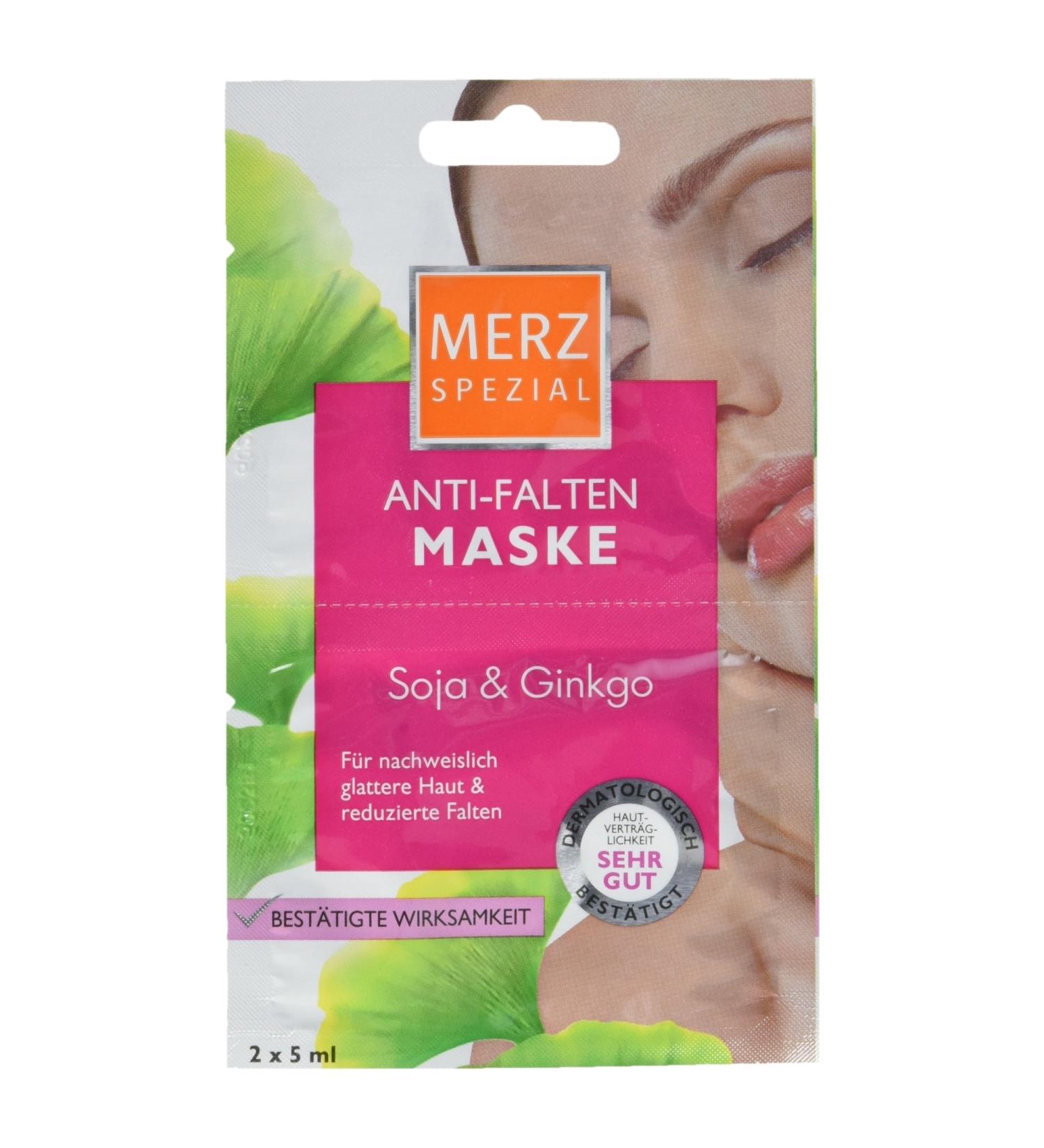 Merz Special Anti-Wrinkle Mask with Soya & Ginkgo - Pack of 15 (10 ml each) | Anti-Aging Skincare for All Skin Types - International Shipping Available - Buy Online on GoSupps.com