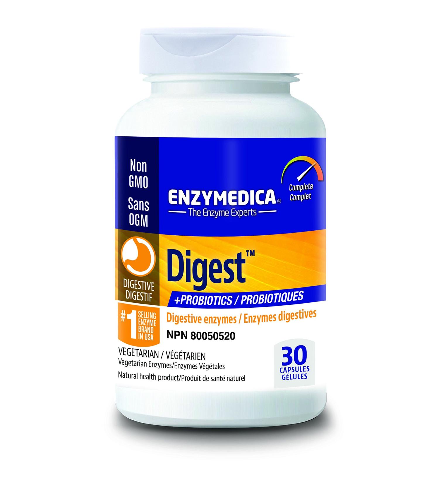 Enzymedica - Digest w/Probiotic- 30 capsules