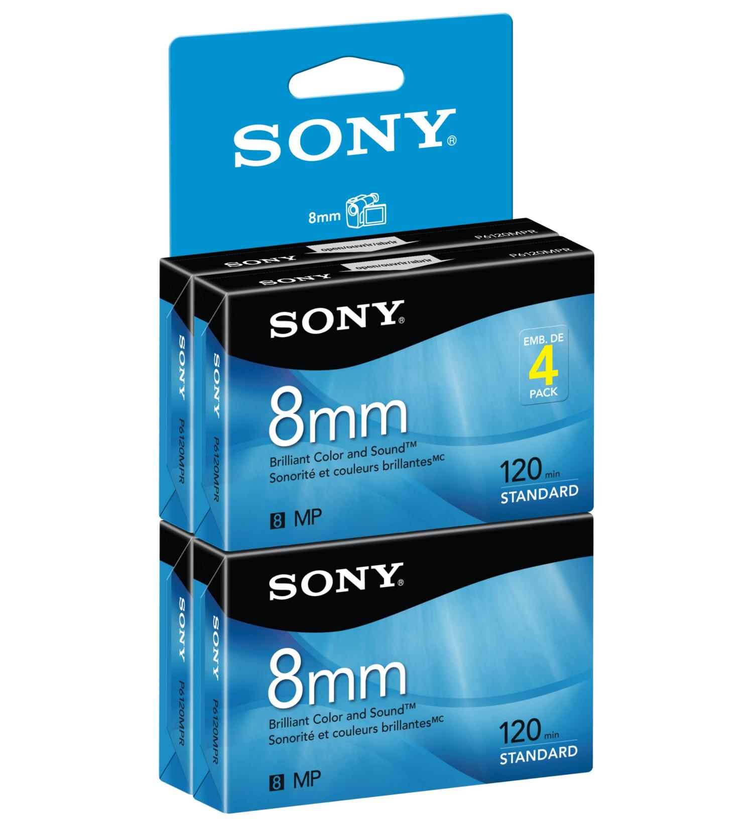 Sony 8mm 120-minute 4 pack (Discontinued by Manufacturer)