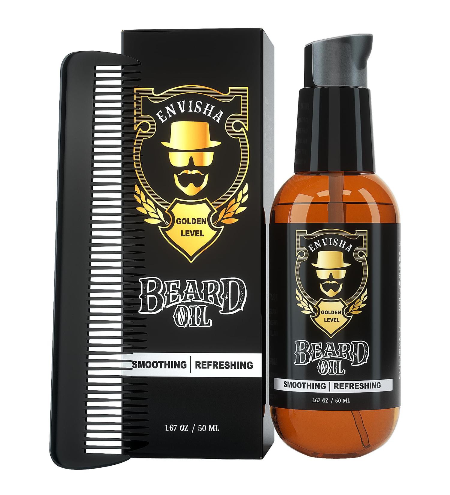Buy Bart Oil Conditioner with Comb - Natural Sweet Orange Beard Conditioner for Softness & Growth - Buy Online on GoSupps.com