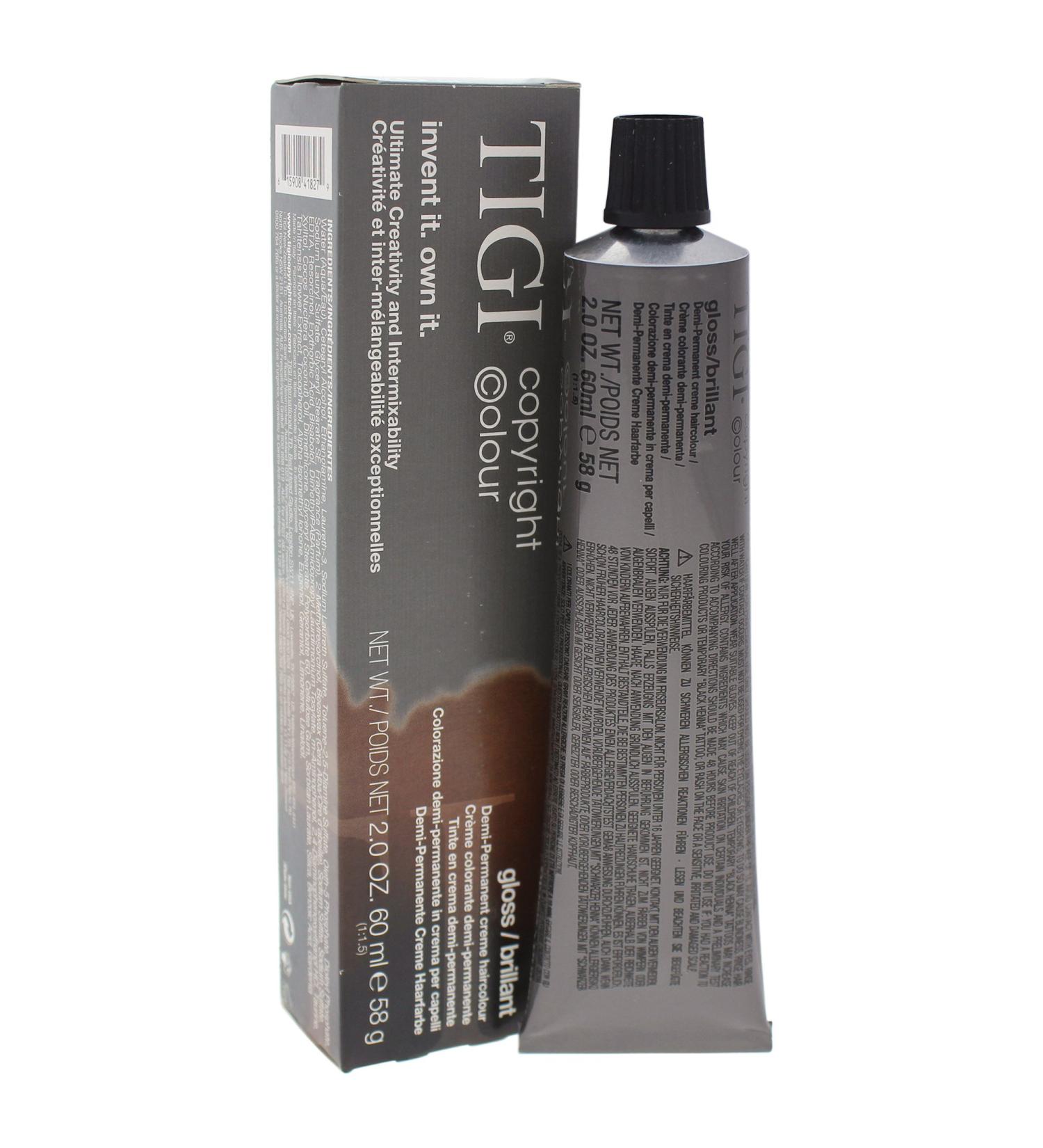 Tigi Gloss Light Brown Natural 5/0 1 pack (1 x 60 ml) Light Brown Natural 60 ml (1 pack)
