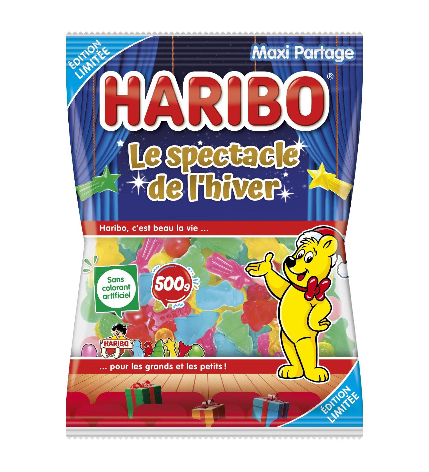 HARIBO - Assortiment Soft No l - Bonbons Tendres Sans Colorants Artificiels - 500 g