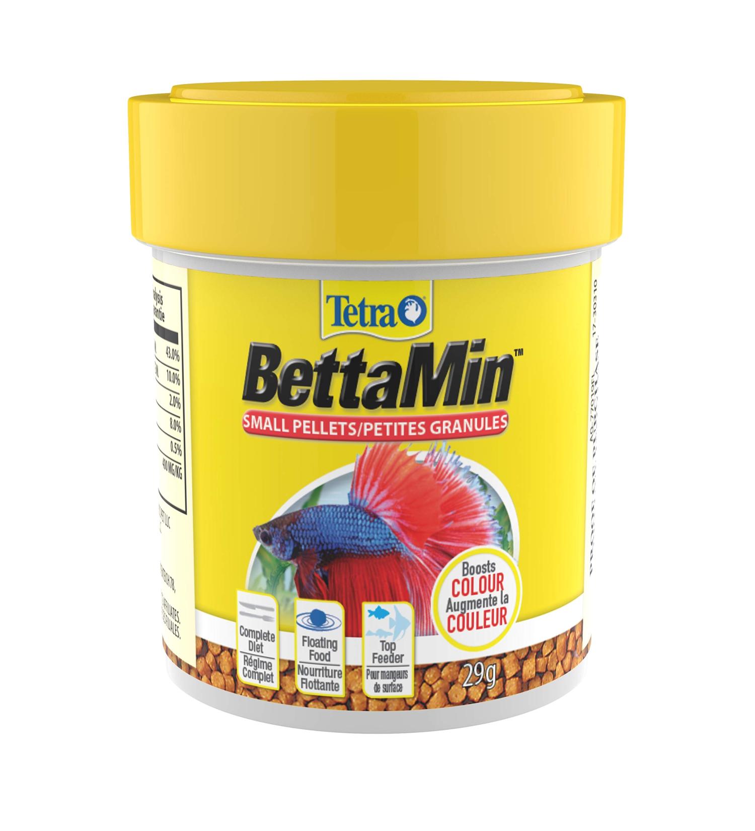 Tetra Betta Small Pellets 1.02 oz - Complete Nutrition & Color Boost for Betta Fish - Buy Online on GoSupps.com