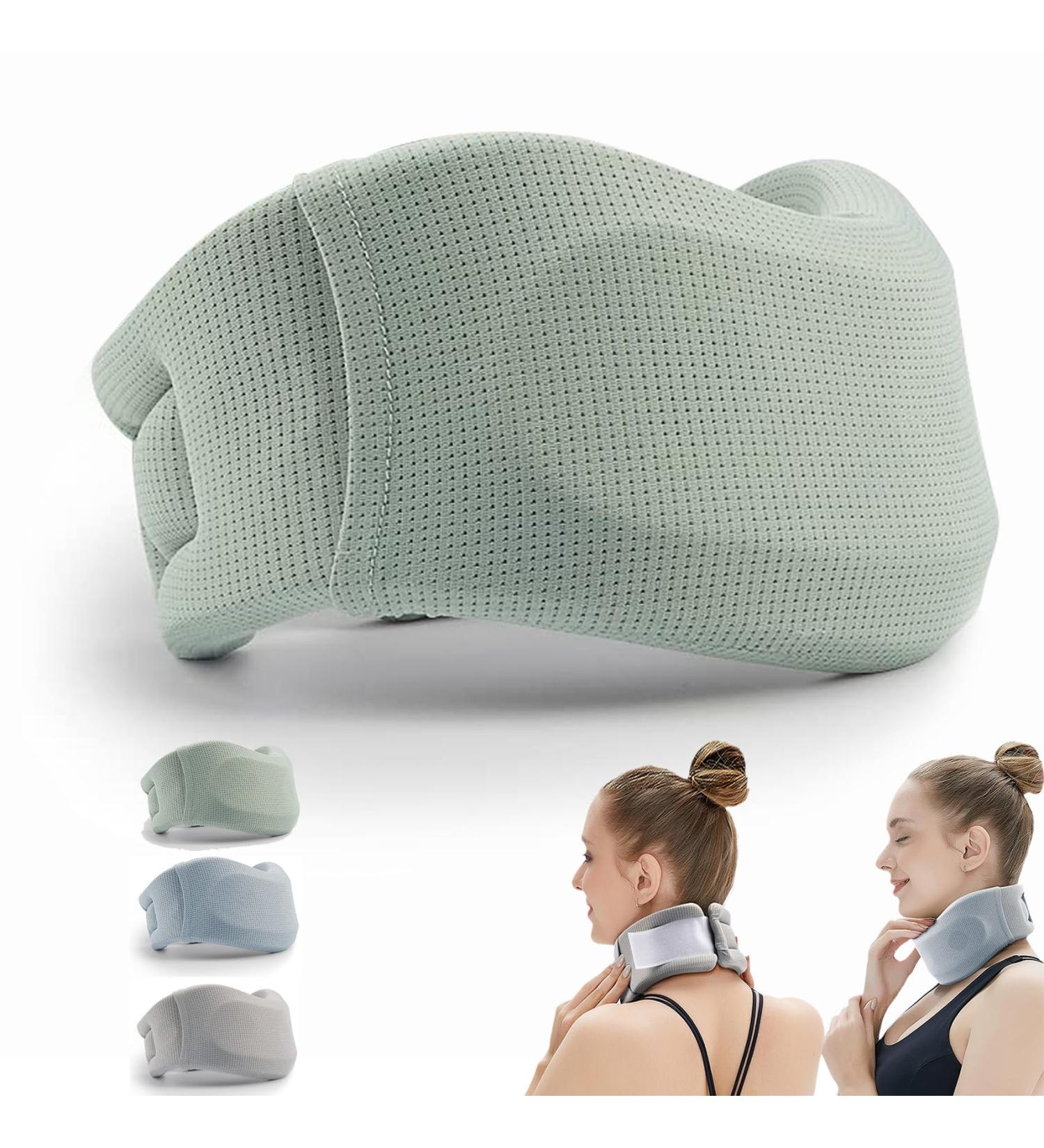 Recovist Recovist Neck Brace Cervicorrect Neck Brace Neck Brace for Sleeping Soft Foam Snoring Cervical Neck Brace for Women Men (Large Green) L Green - Buy Online on GoSupps.com