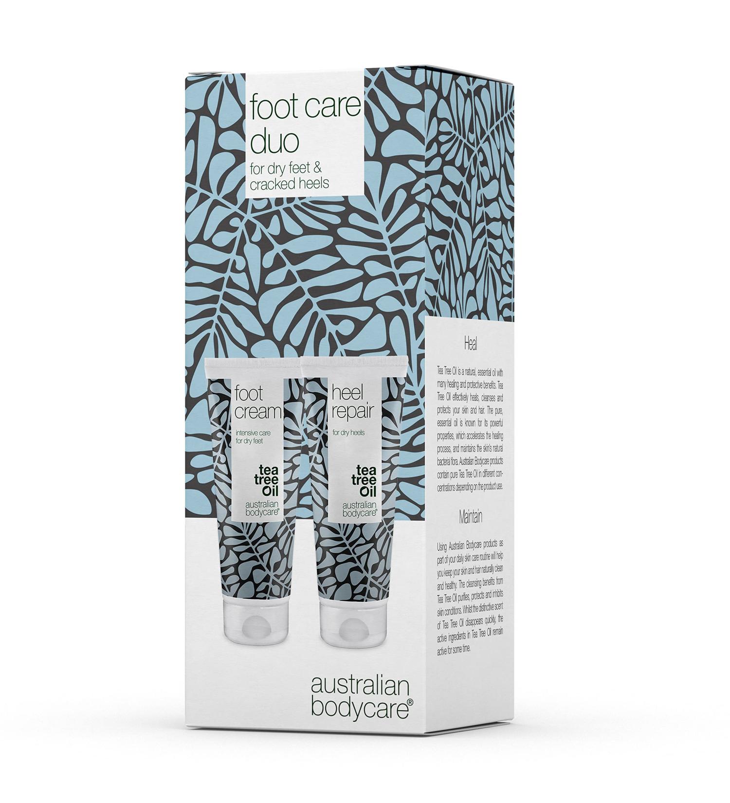 Foot Care Duo for Dry Feet and Cracked Heels - Moisturizing Cream and Heel Repair - Antifungal Formula for Soft, Smooth Skin - Buy Online on GoSupps.com