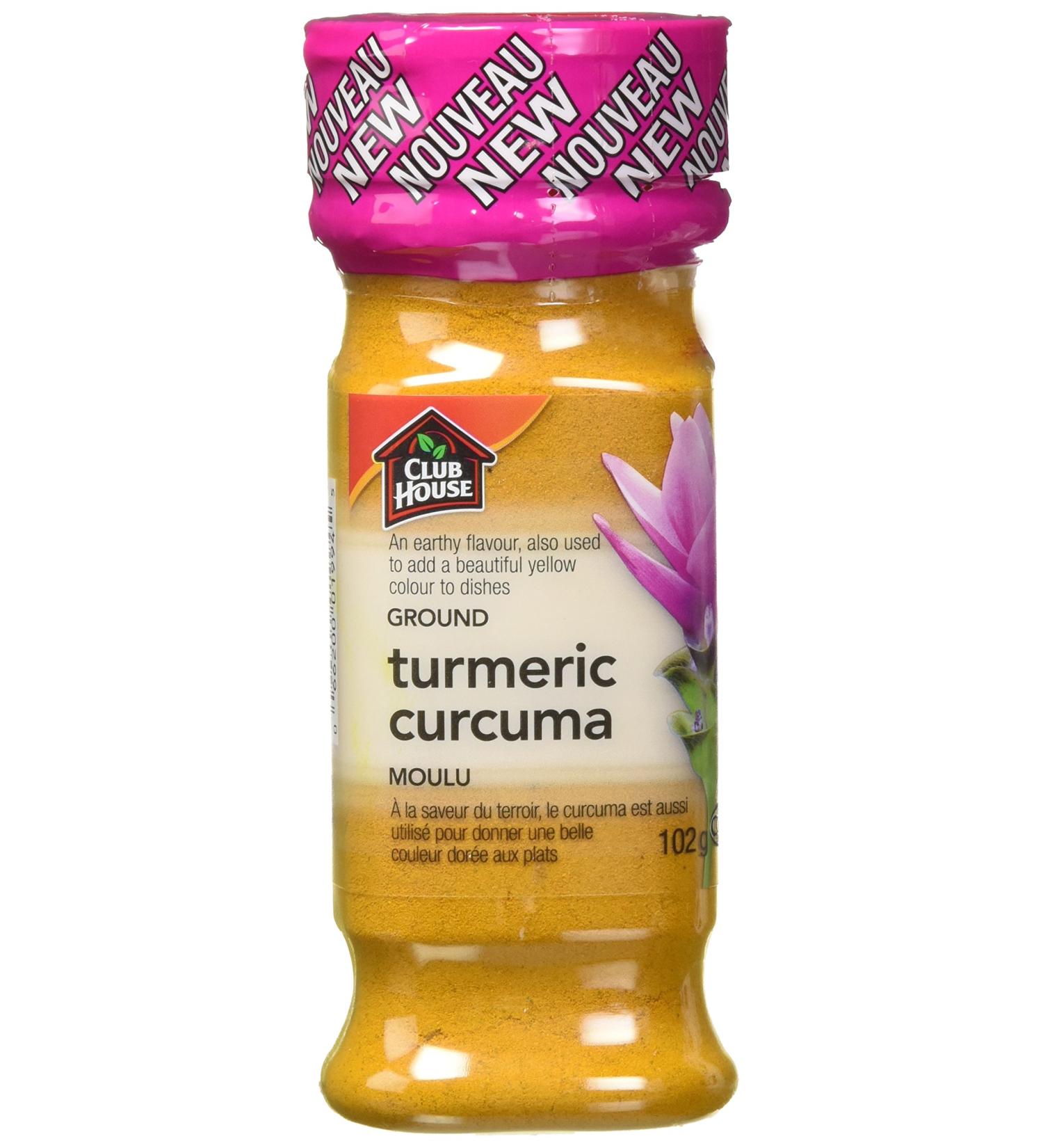 Club House Quality Natural Herbs & Spices Ground Turmeric 102g 102 g (Pack of 1) - Buy Online on GoSupps.com
