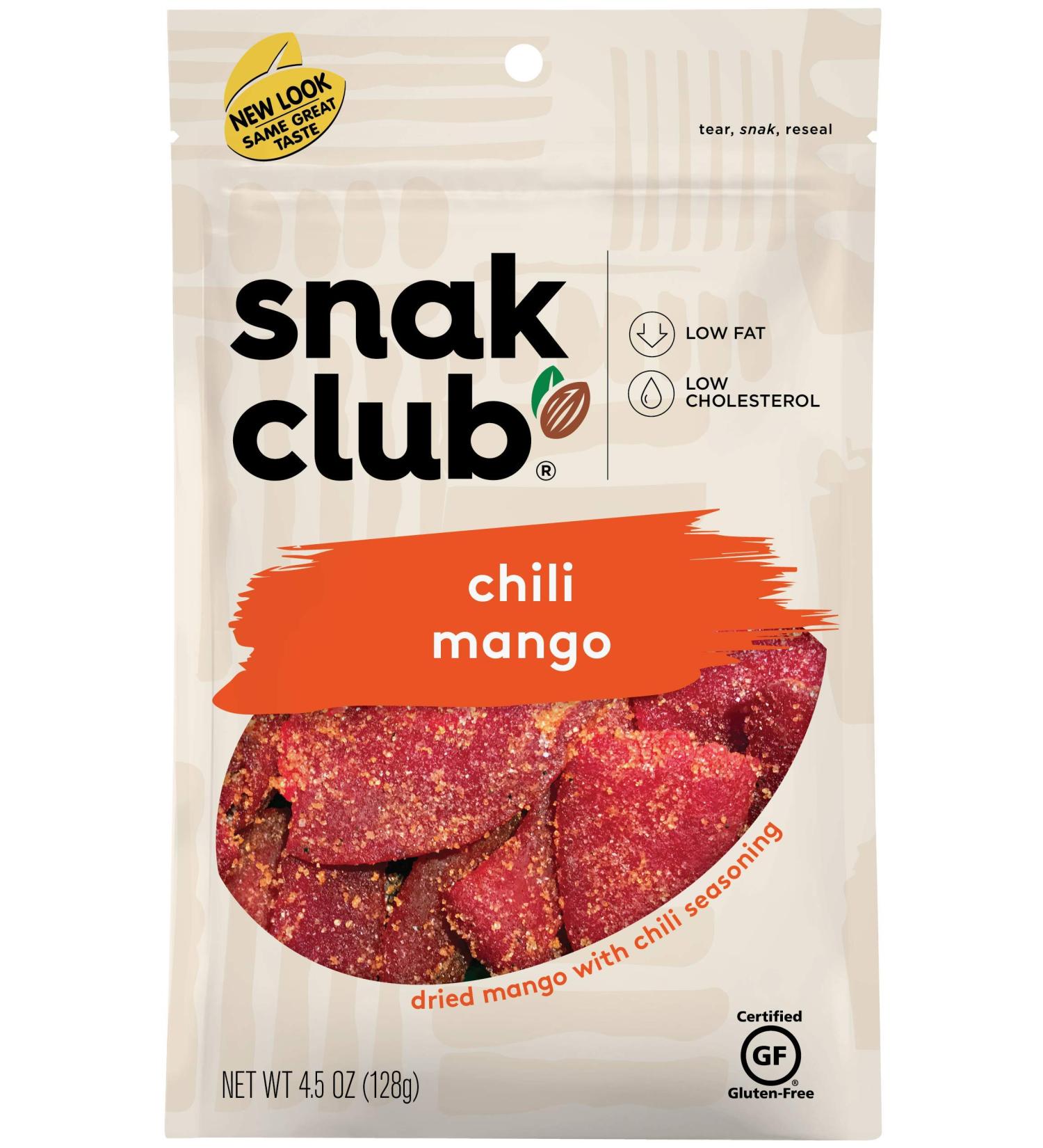 Snak Club Chili Mangos 4.5oz - 6 Count - Authentic Mexican Spiced Fruit Snack - Buy Online on GoSupps.com